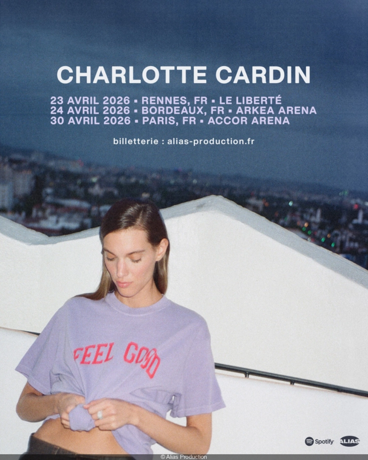 Billets Charlotte Cardin (Arkea Arena - Bordeaux)