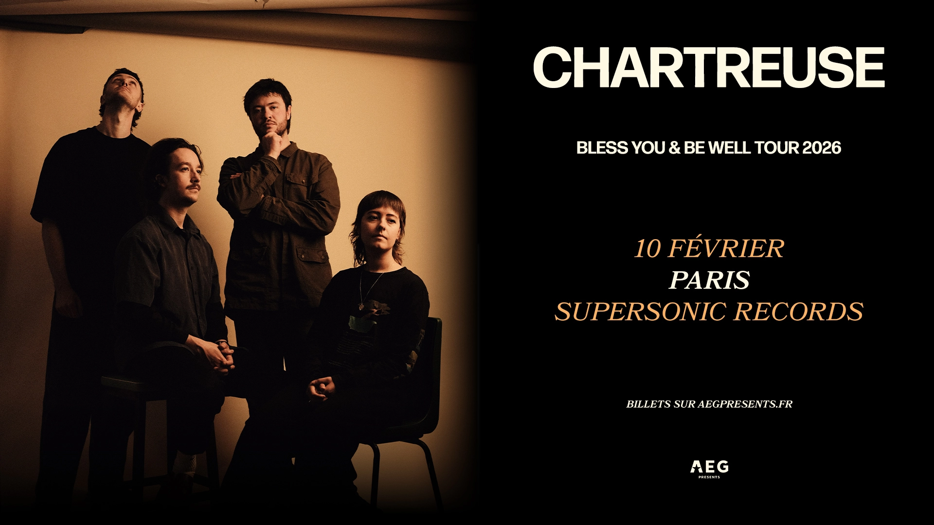 Billets Chartreuse (Supersonic Records - Paris)