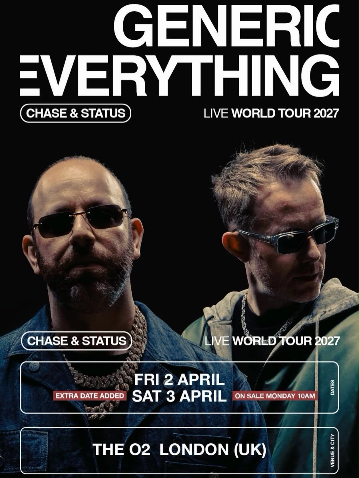 Billets Chase and Status (O2 Arena - Londres)