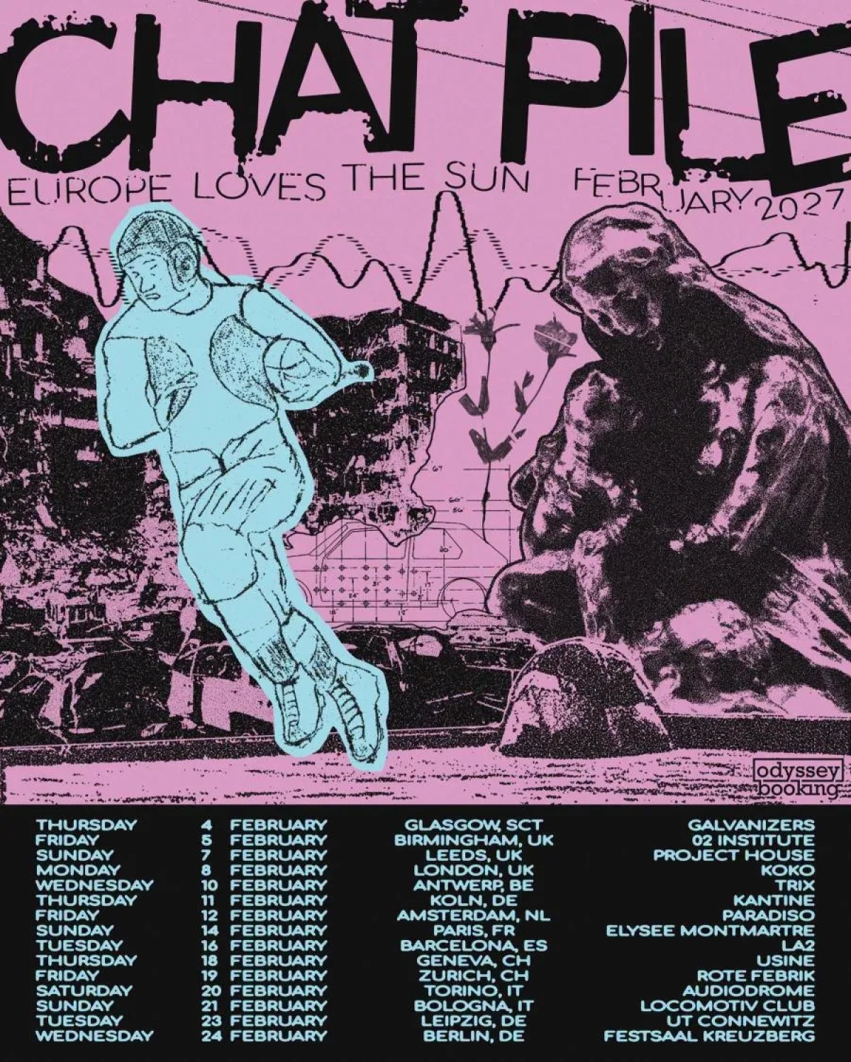 Chat Pile in der Elysee Montmartre Tickets