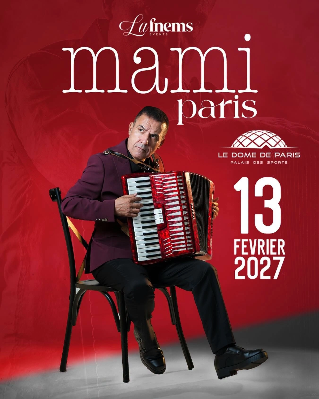 Billets Cheb Mami (Palais des Sports - Dome de Paris - Paris)