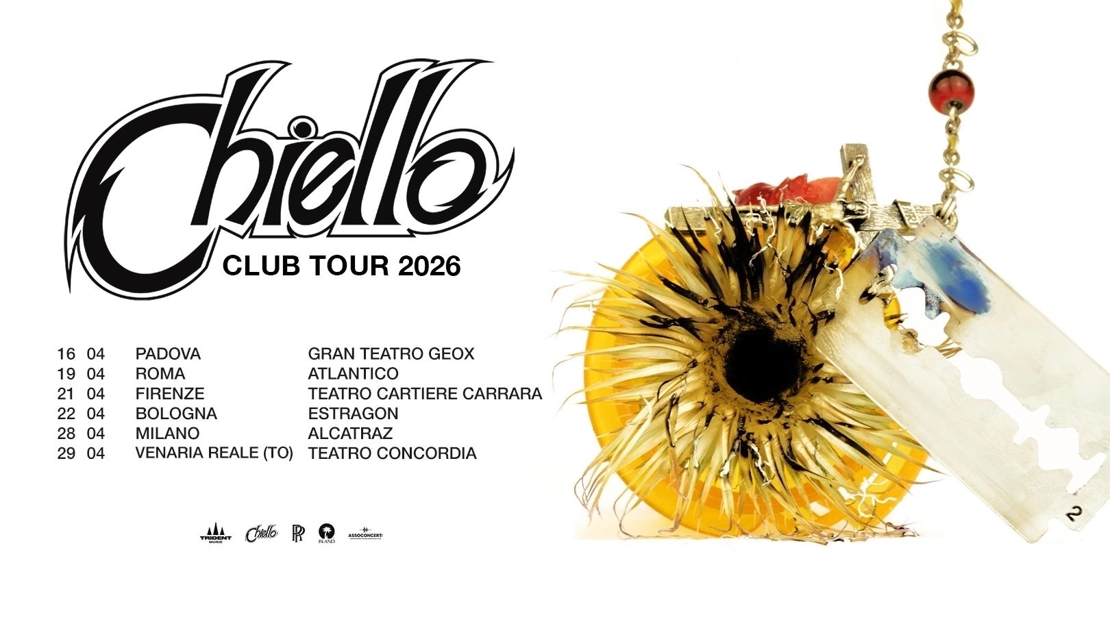 Chiello Club Tour 2026 al Alcatraz Milano Tickets