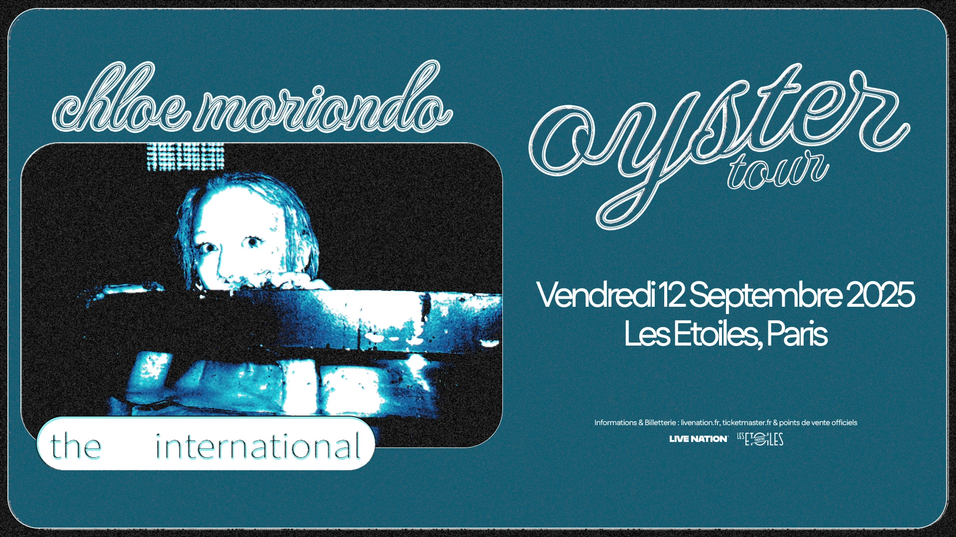 Billets Chloe Moriondo (Les Etoiles - Paris)