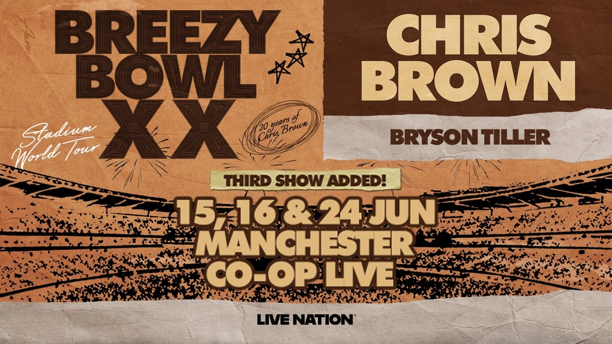 Billets Chris Brown (Co-op Live - Manchester)