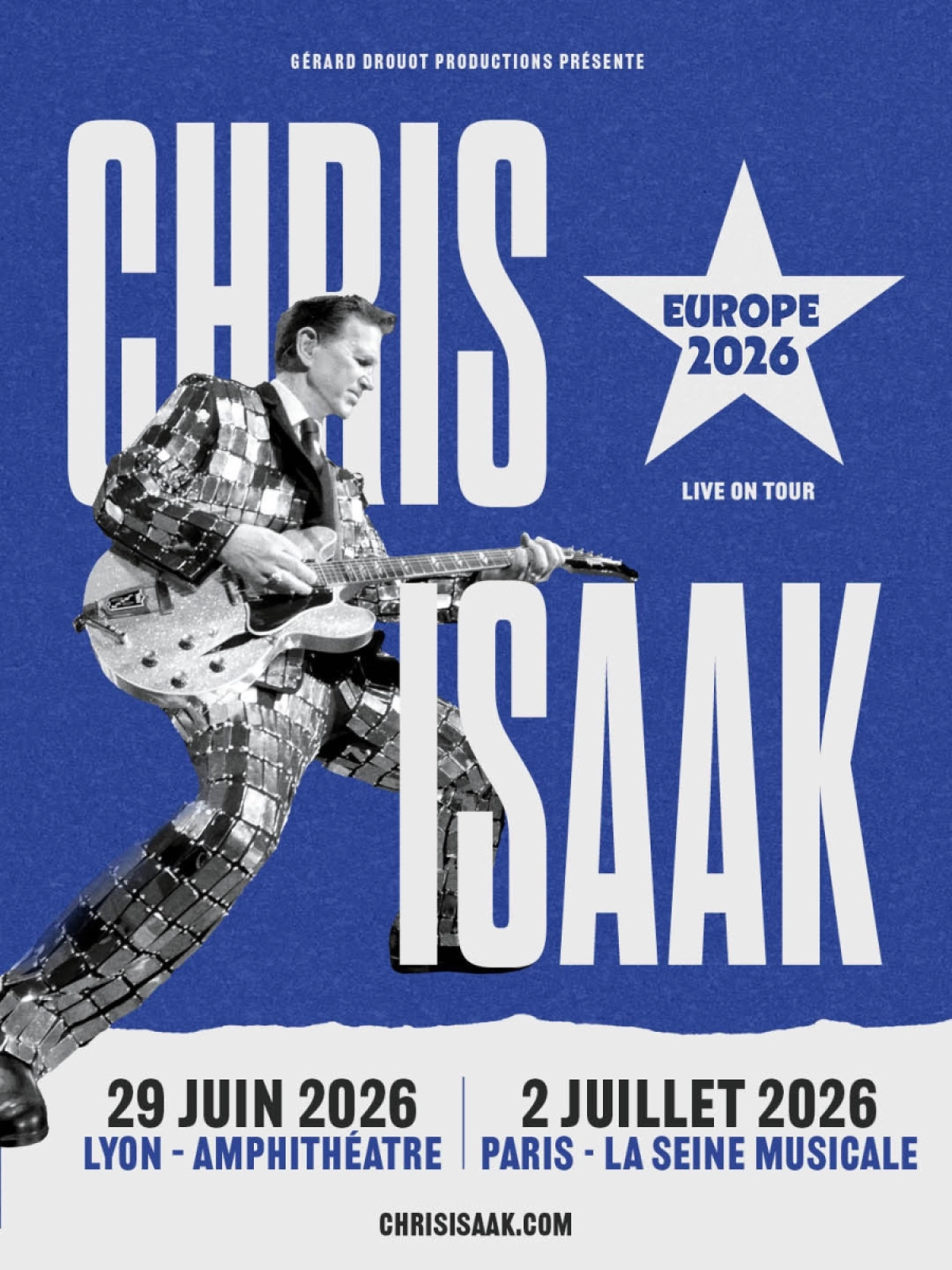 Chris Isaak al L'amphitheatre Tickets
