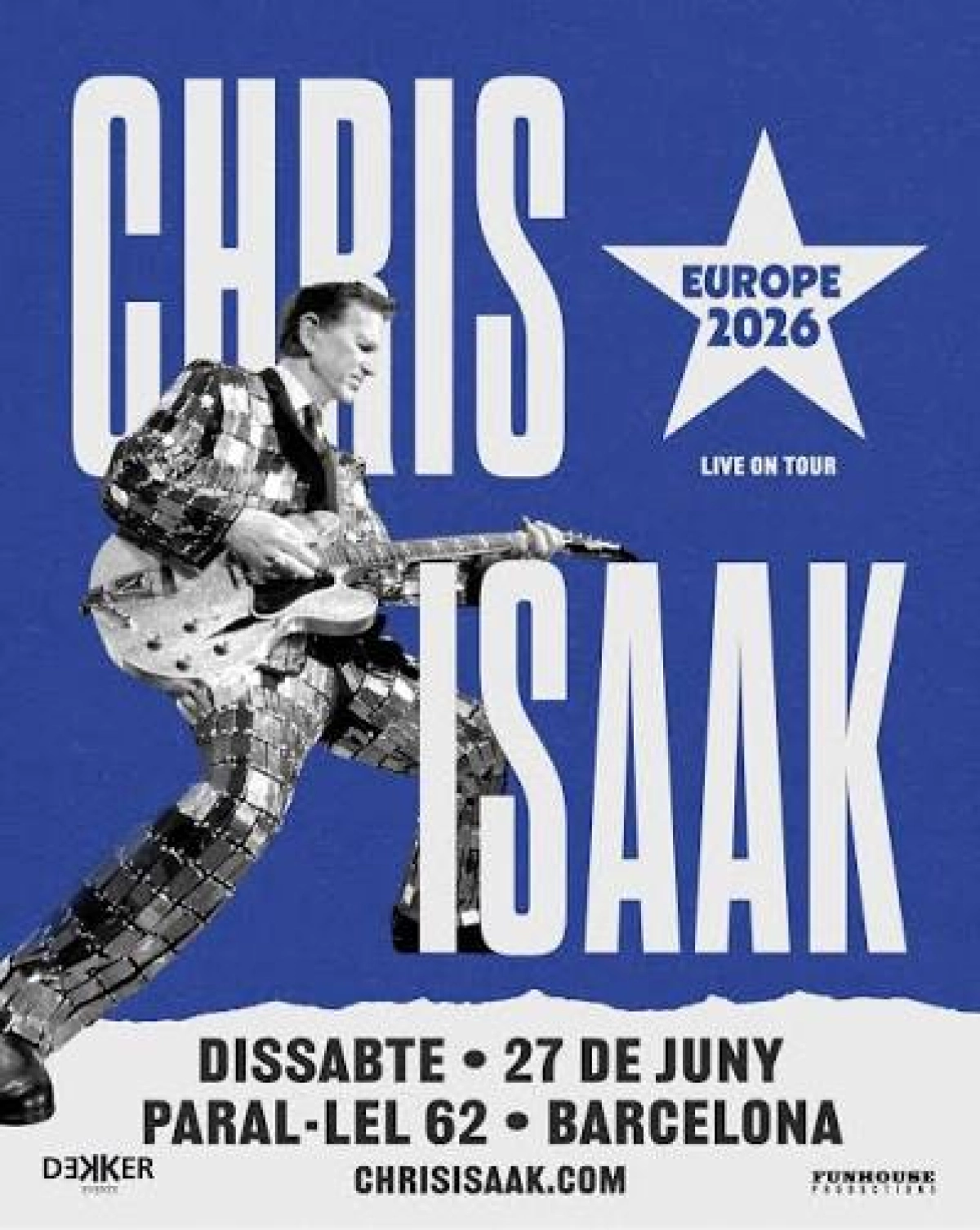 Chris Isaak en Paral-lel 62 Tickets