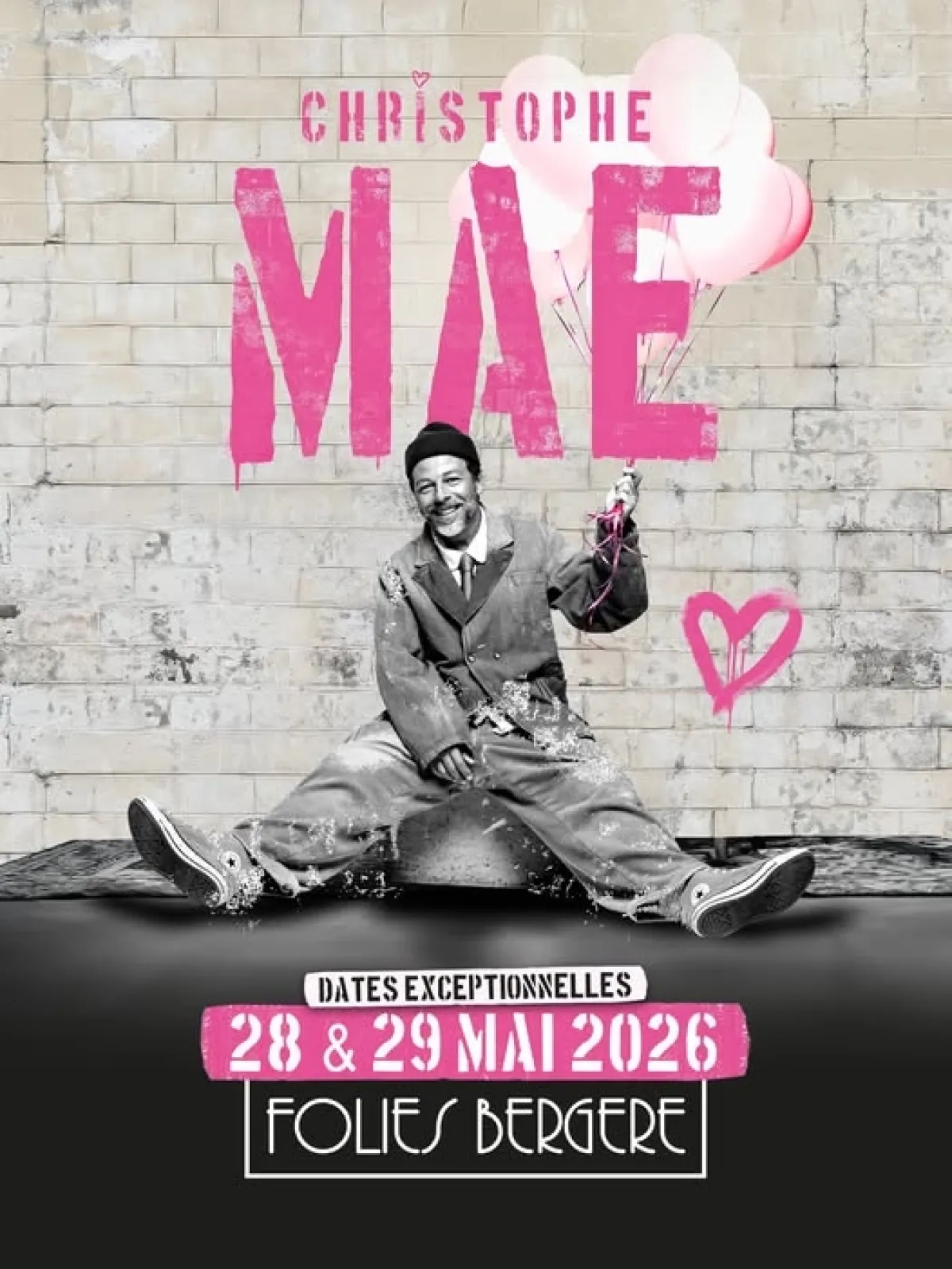 Billets Christophe Mae (Folies Bergere - Paris)