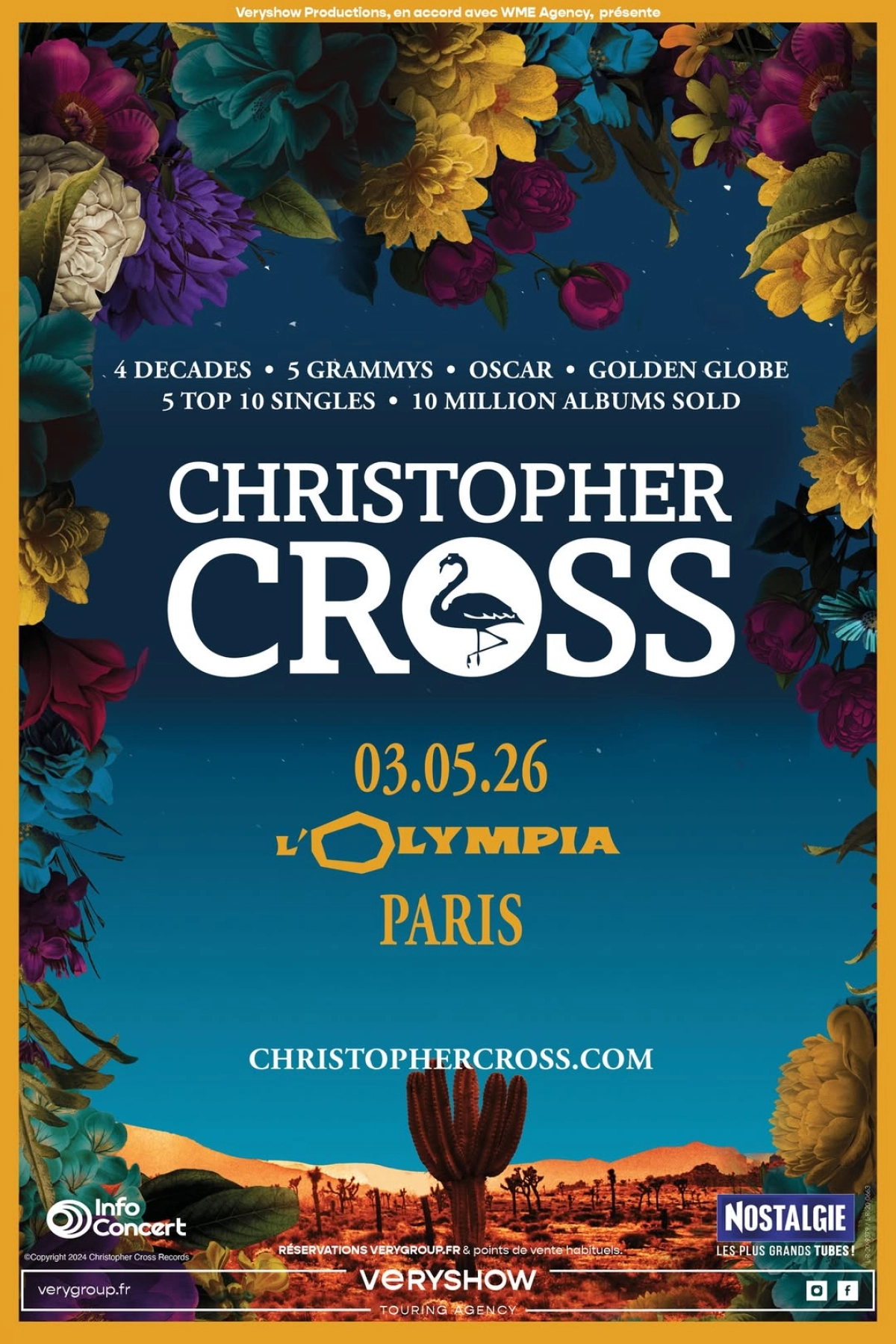 Billets Christopher Cross (Olympia - Paris)