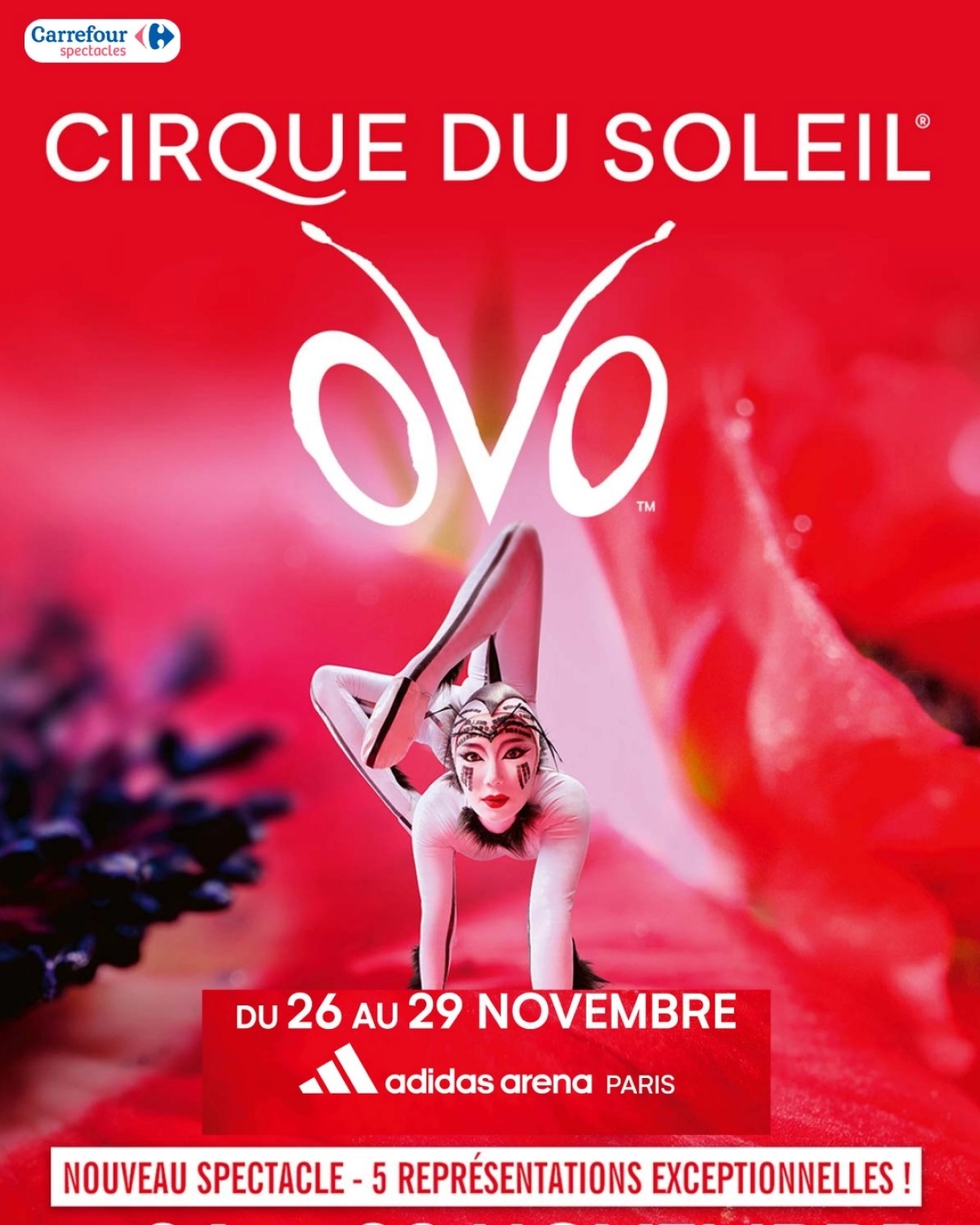 Billets Cirque du Soleil (Adidas Arena - Paris)