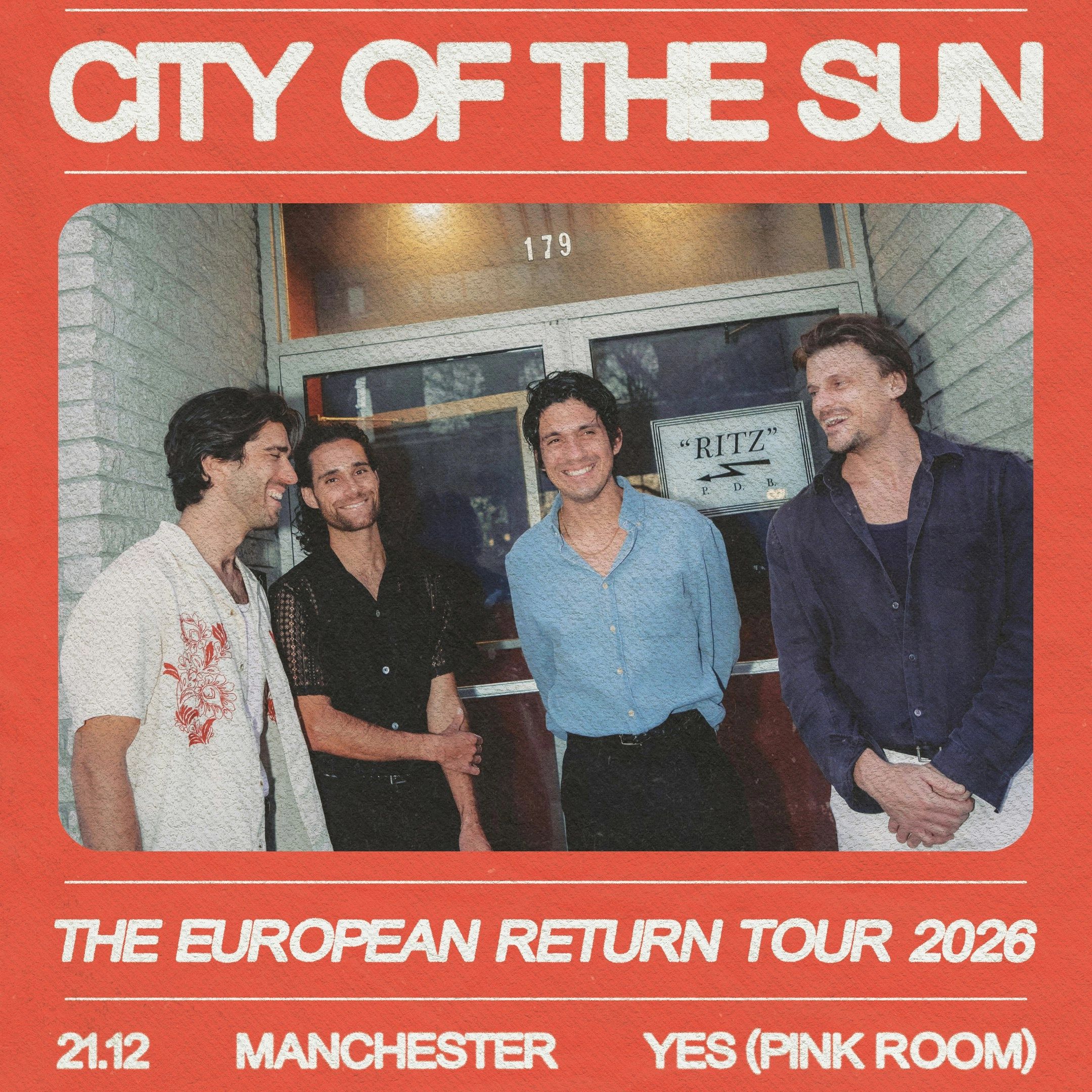 City Of The Sun at YES Manchester Tickets