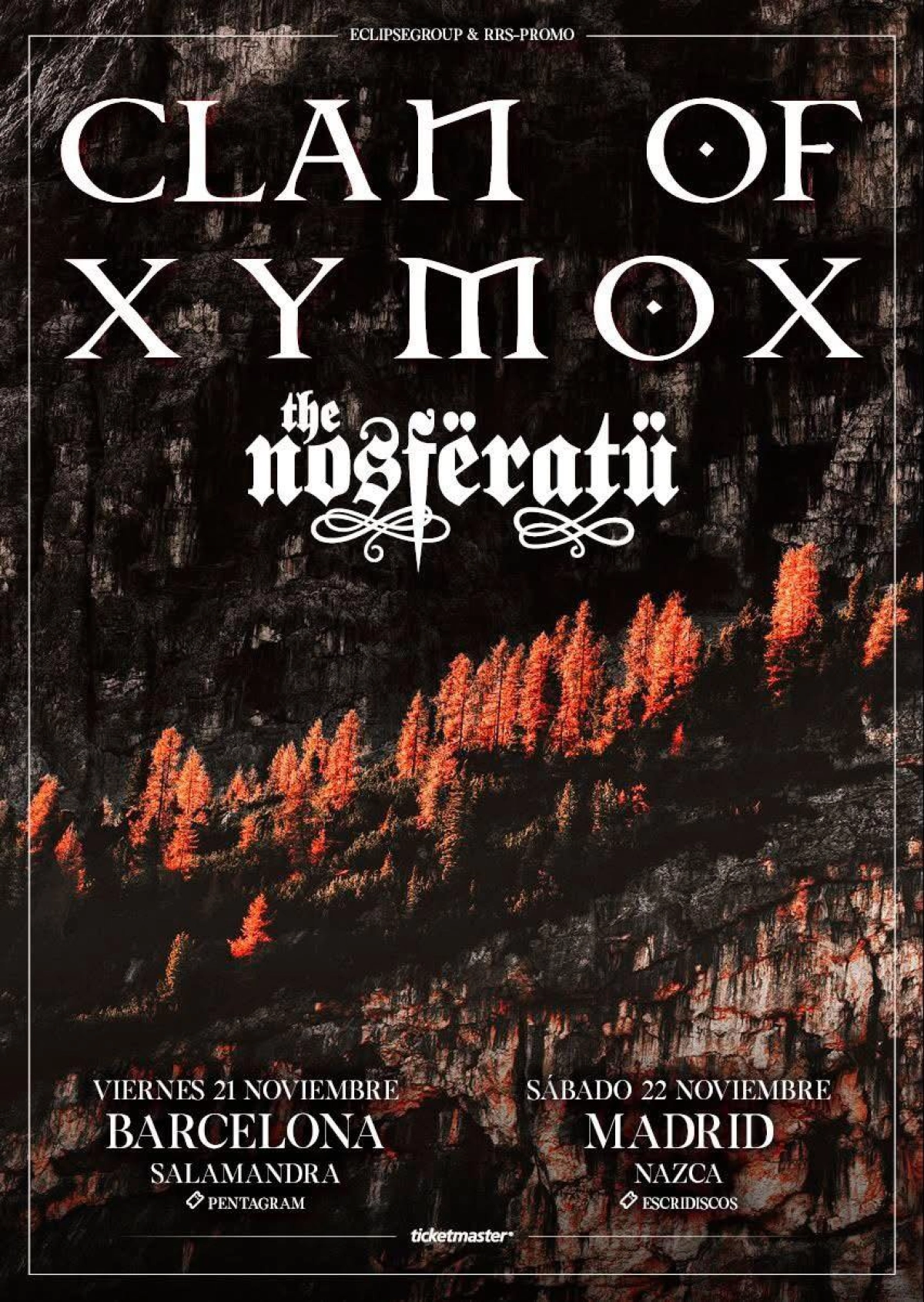 Billets Clan of Xymox (Sala Nazca - Madrid)