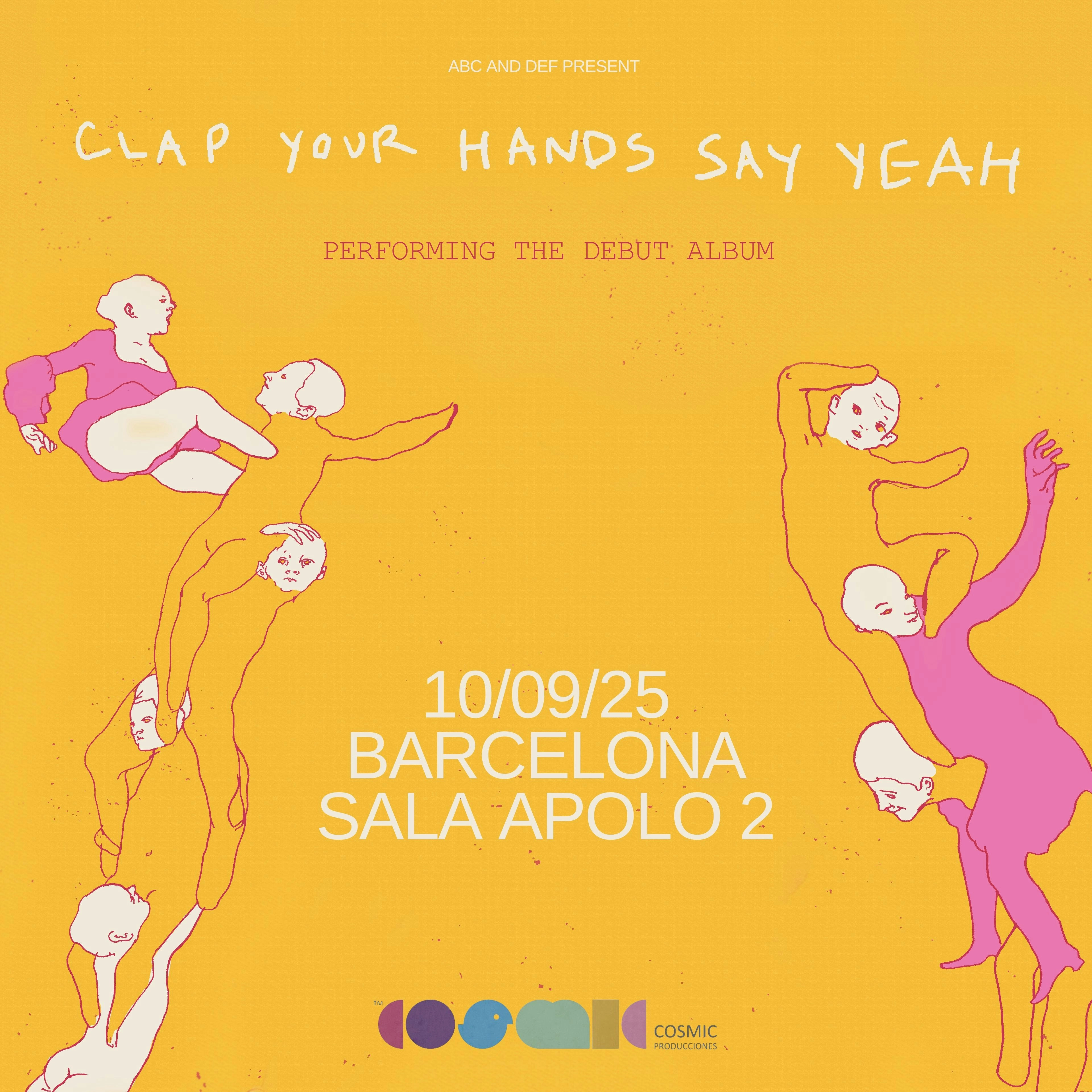 Billets Clap Your Hands Say Yeah (Sala Apolo - Barcelone)