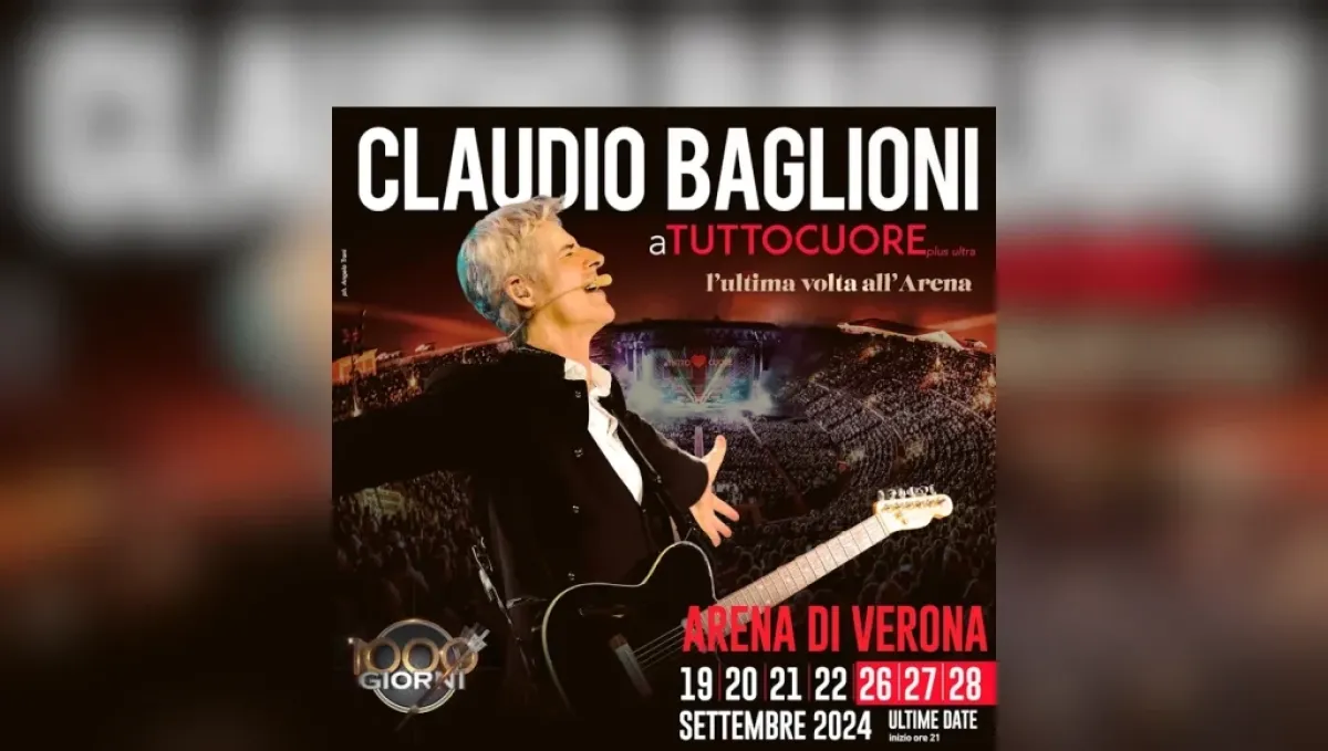Claudio Baglioni at Arena di Verona Tickets