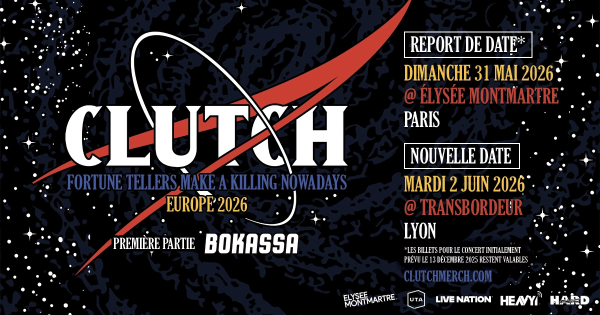 Billets Clutch (Le Transbordeur - Villeurbanne)