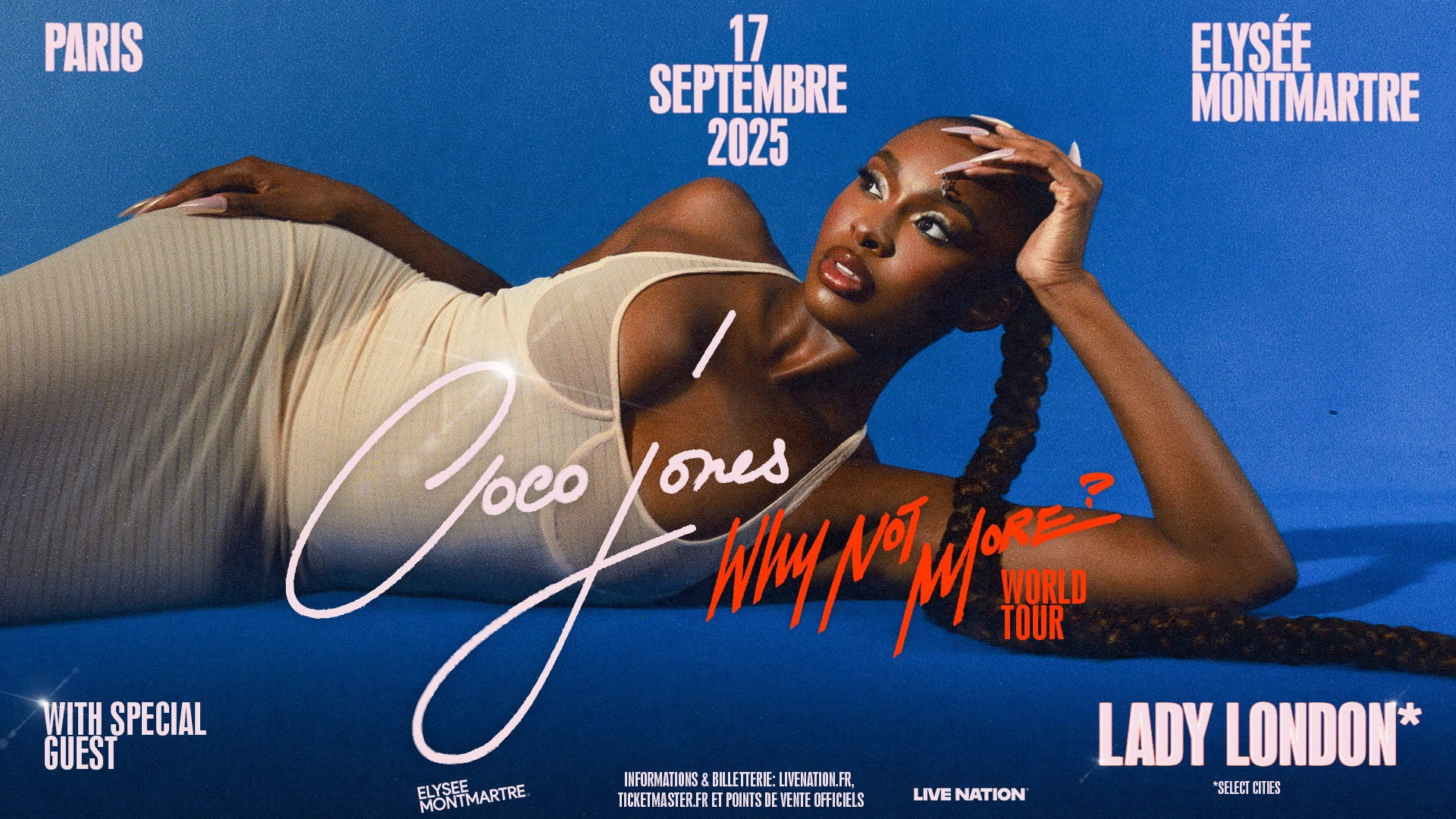 Billets Coco Jones (Elysee Montmartre - Paris)