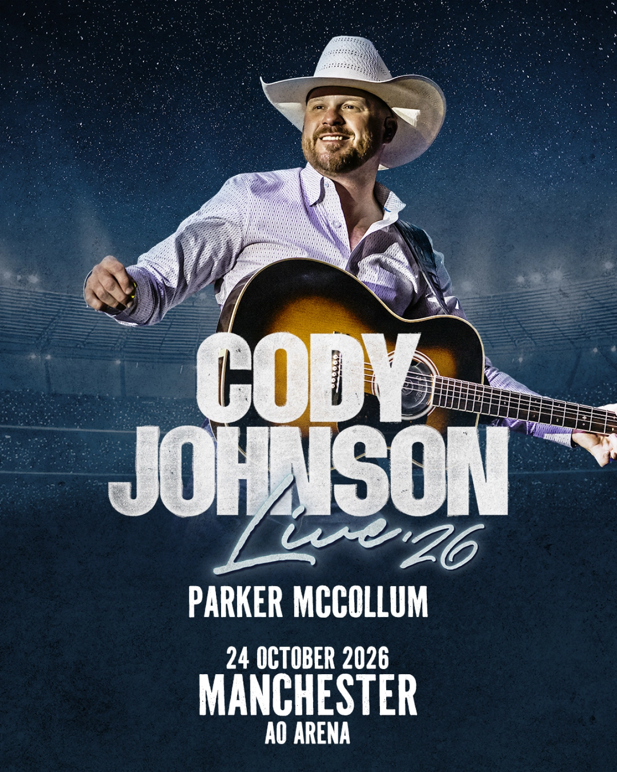 Cody Johnson at Manchester AO Arena Tickets