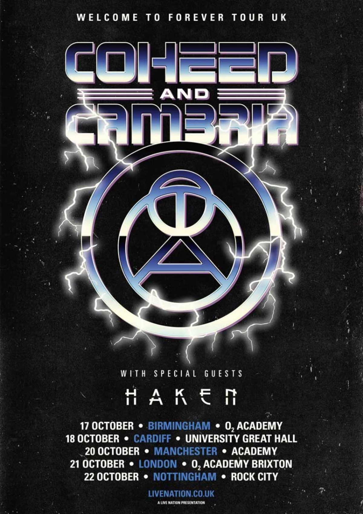 Billets Coheed and Cambria (O2 Academy Birmingham - Birmingham)