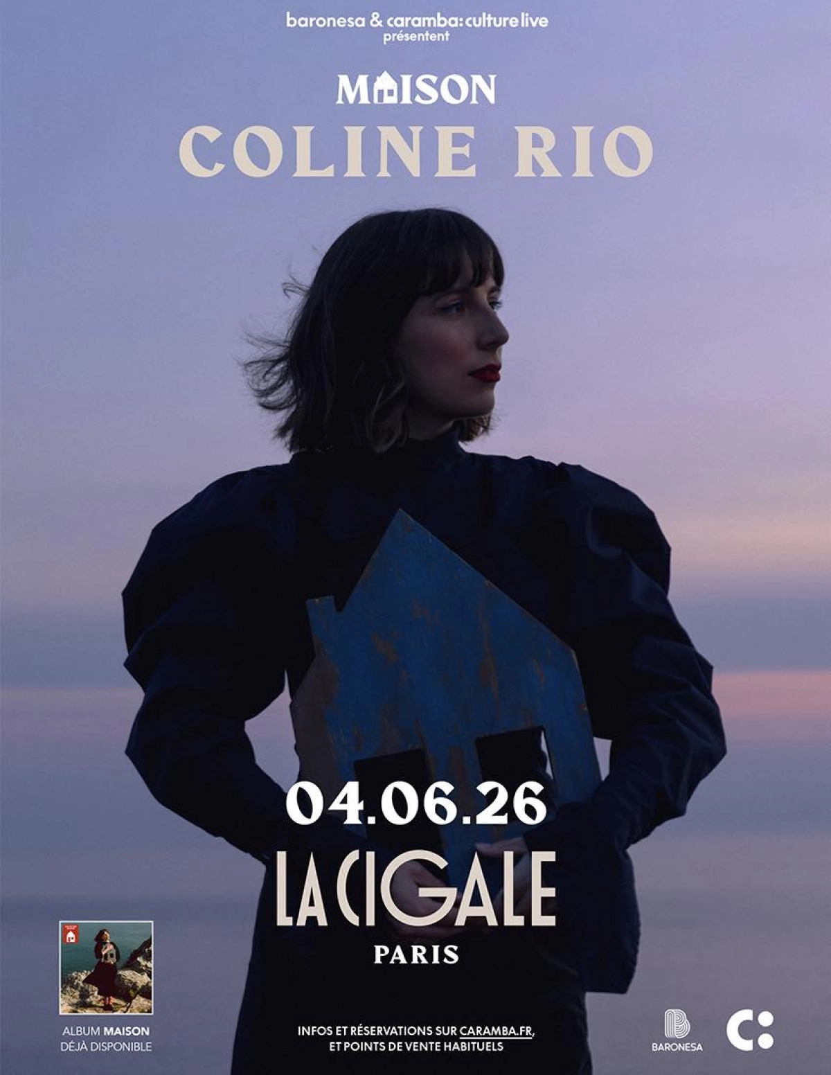 Billets Coline Rio (La Cigale - Paris)