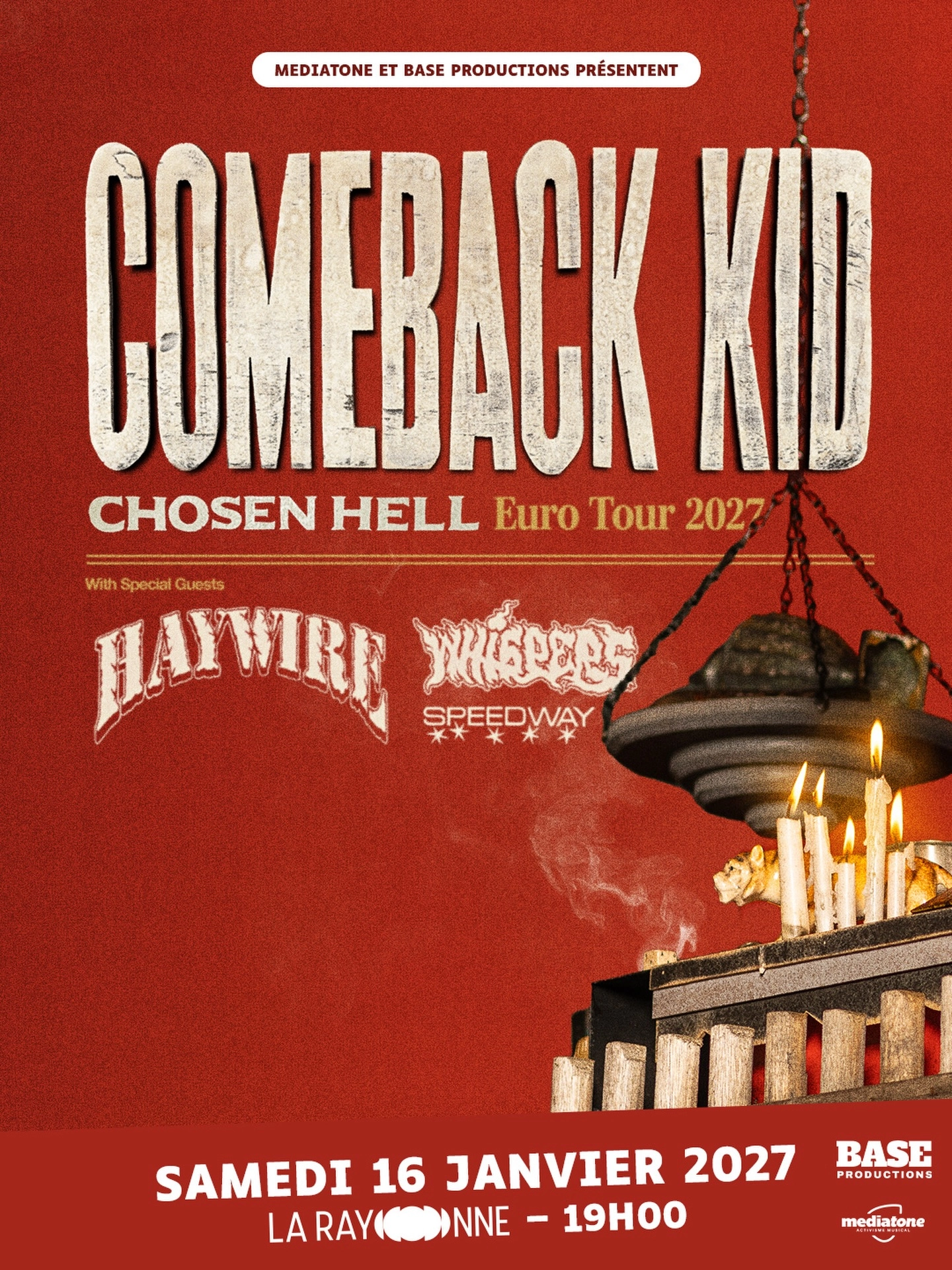 Comeback Kid at La Rayonne Tickets