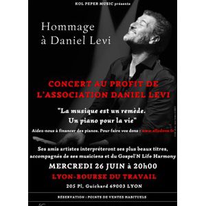 Billets Concert Hommage A Daniel Levi (Bourse du Travail - Lyon)