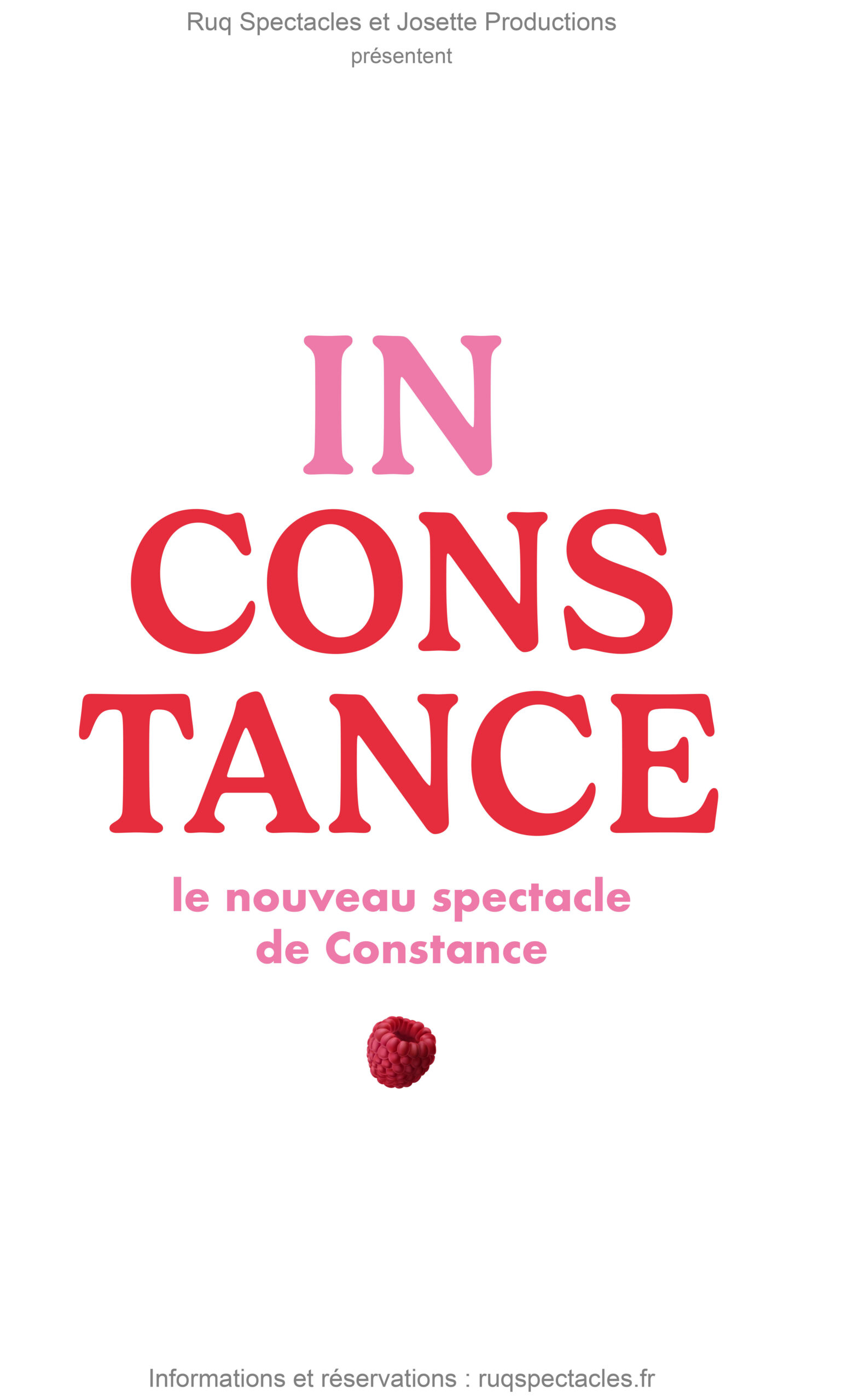 Constance - Inconstance al Comedie de Paris Tickets