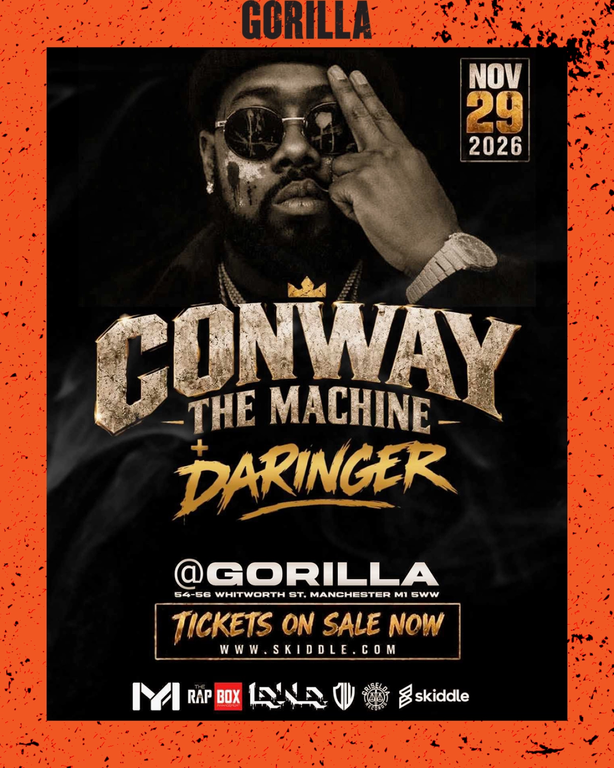 Conway The Machine in der Manchester Gorilla Tickets
