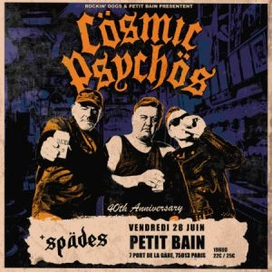 Cosmic Psychos - Spades al Petit Bain Tickets