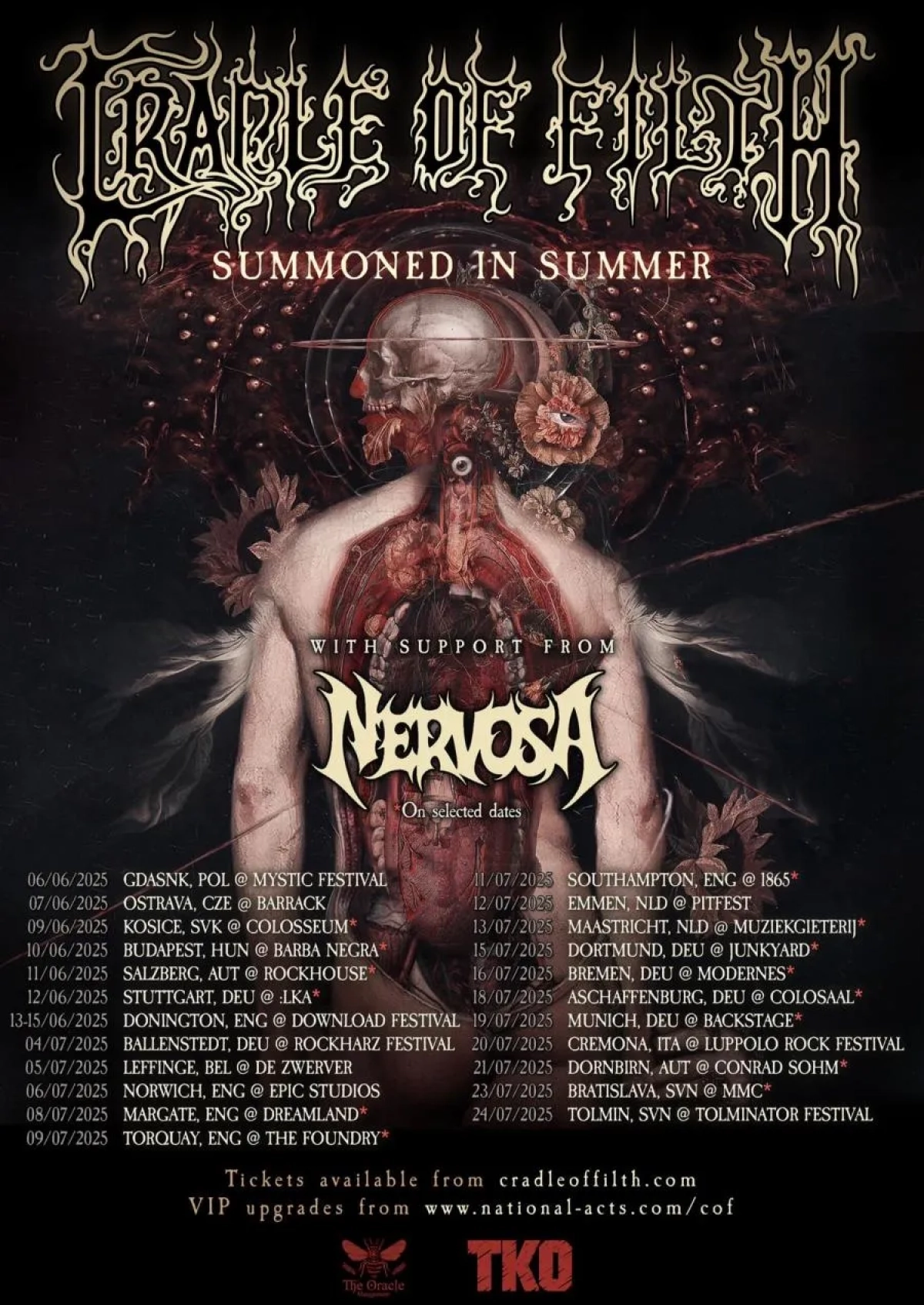Billets Cradle of Filth (LKA Longhorn - Stuttgart)