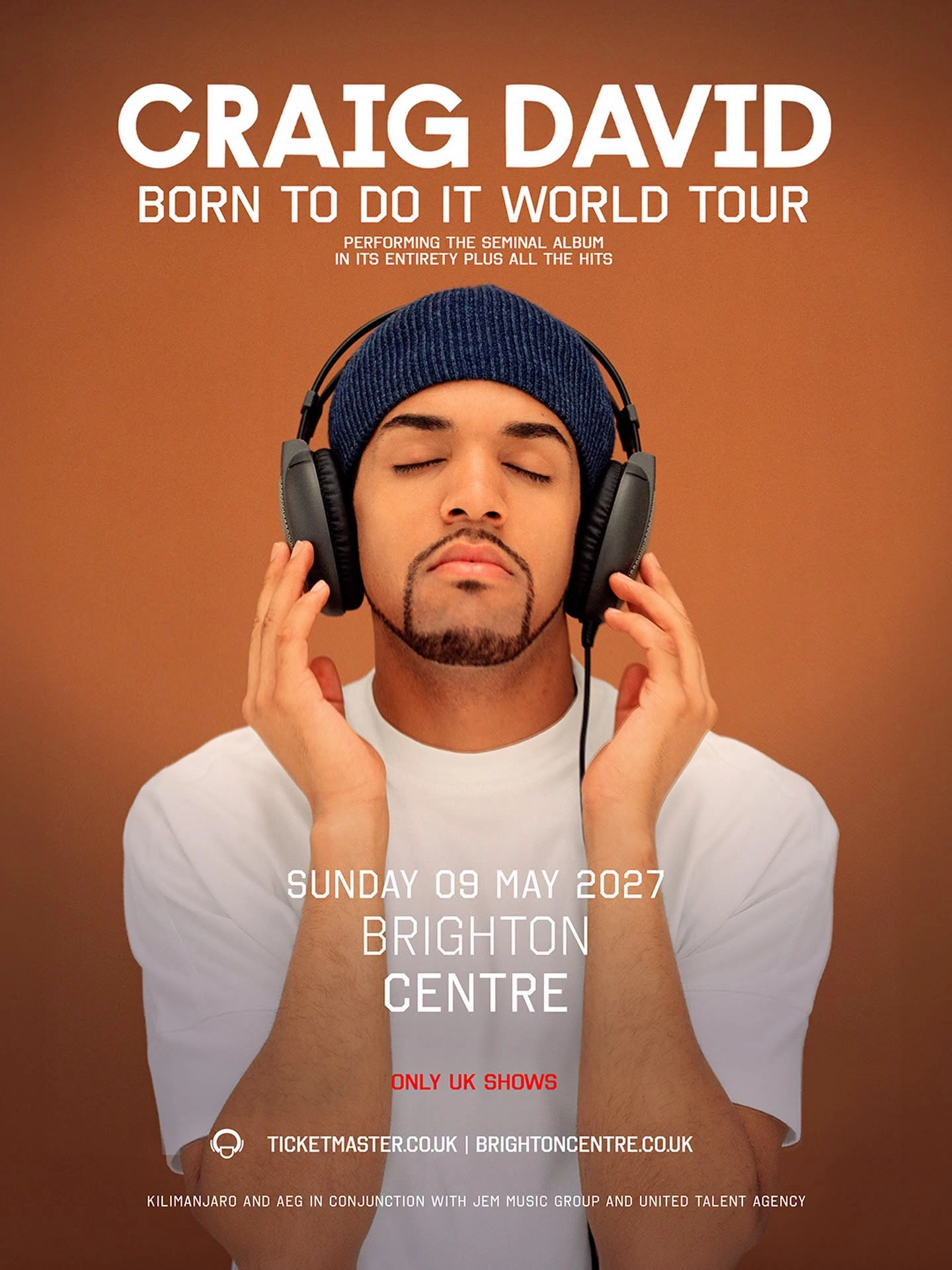 Craig David en Brighton Centre Tickets