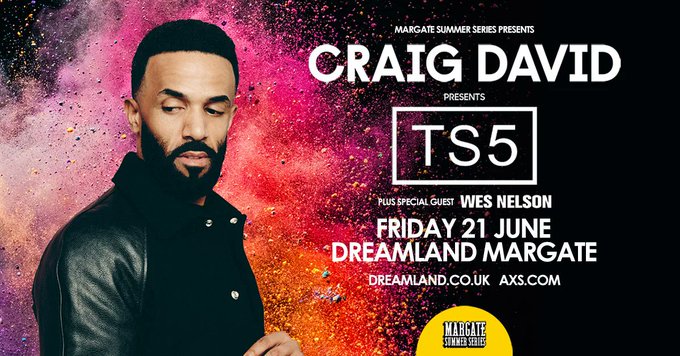 Craig David al Dreamland Margate Tickets