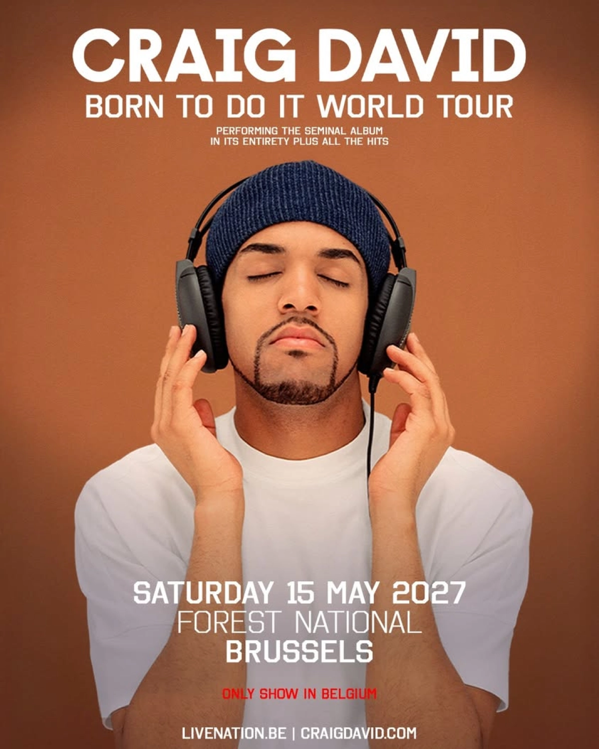 Billets Craig David (Forest National - Bruxelles)