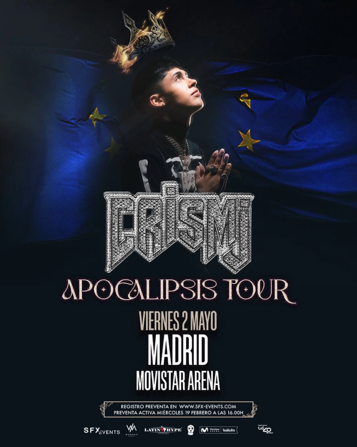 Billets Cris MJ (Movistar Arena Madrid - Madrid)