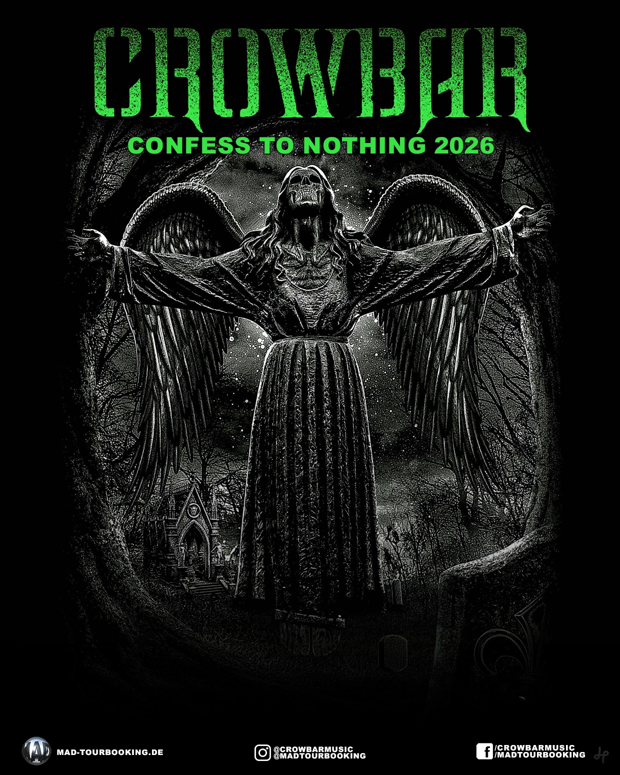 Billets Crowbar (Das Bett - Francfort)