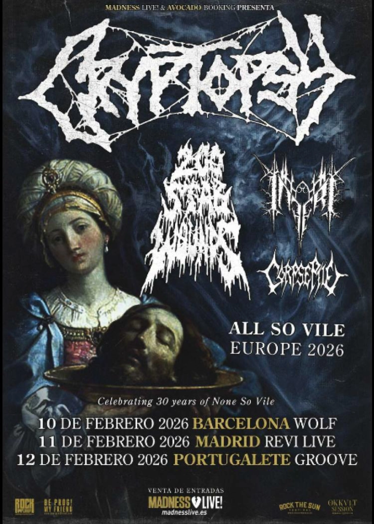 Billets Cryptopsy (Wolf Barcelona - Barcelone)