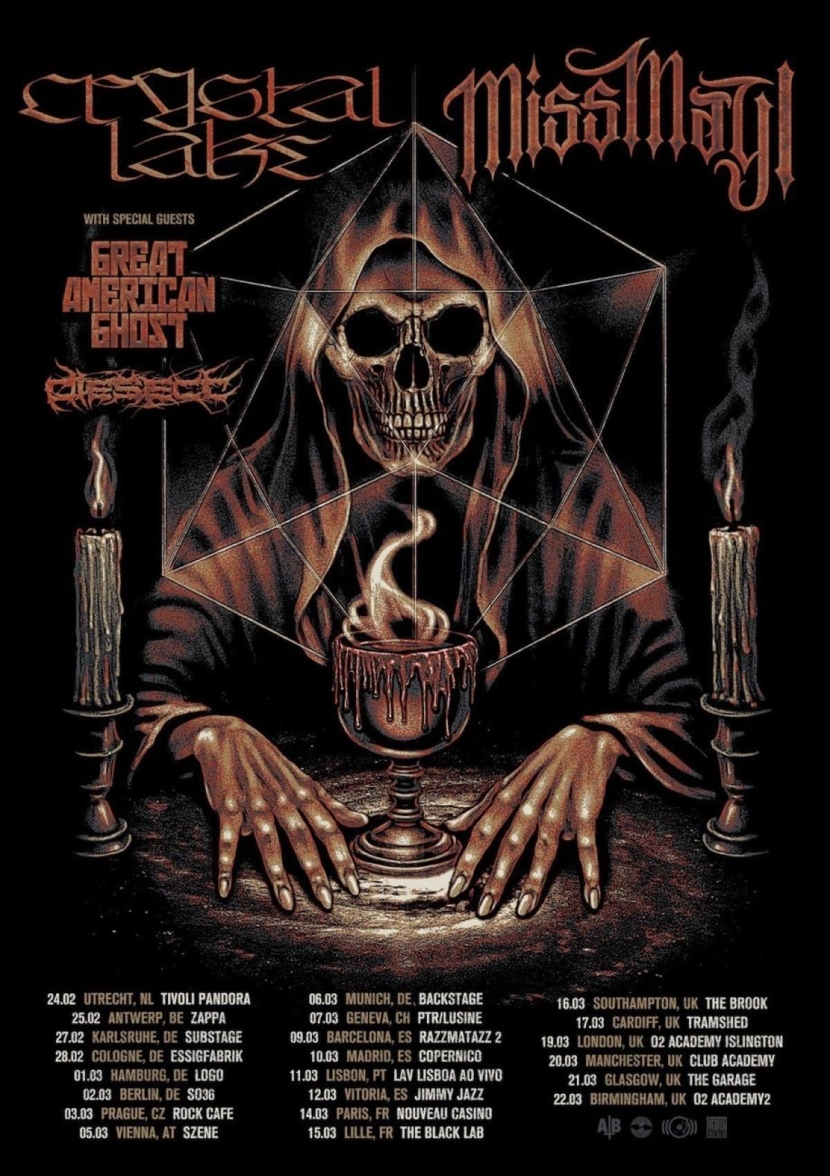 Crystal Lake - Miss May I al The Garage Glasgow Tickets