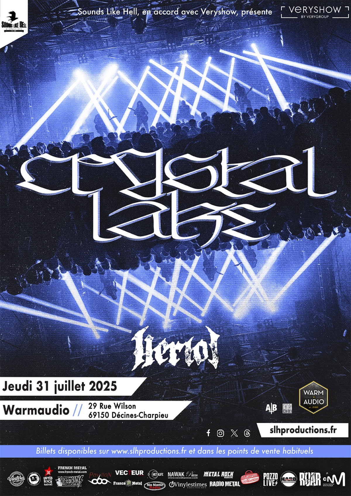 Billets Crystal Lake (Warmaudio - Décines-Charpieu)
