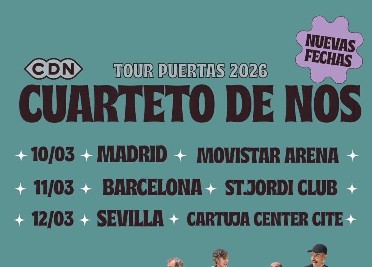 Cuarteto De Nos en Palau Sant Jordi Tickets