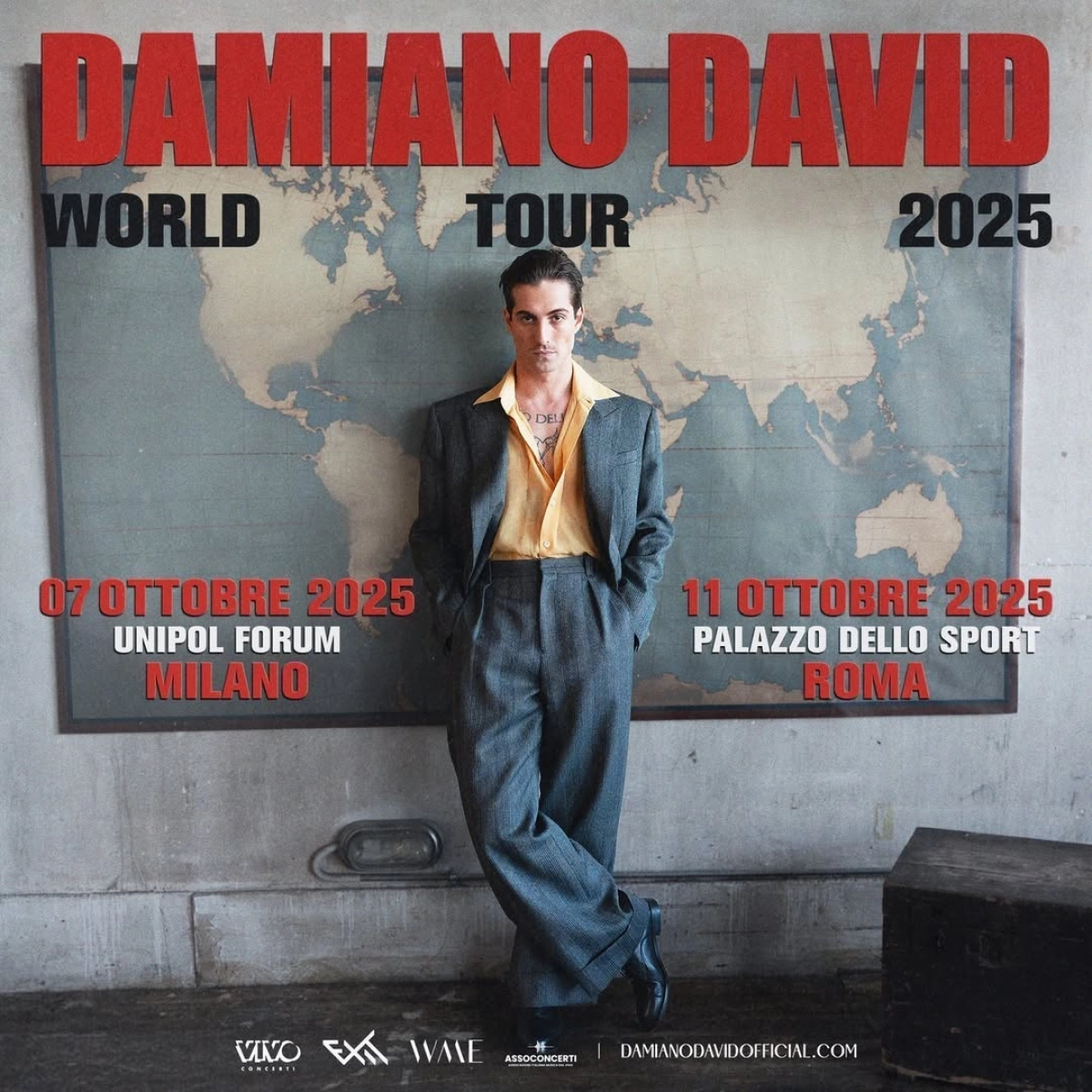 Billets Damiano David (Forum Milano - Milan)