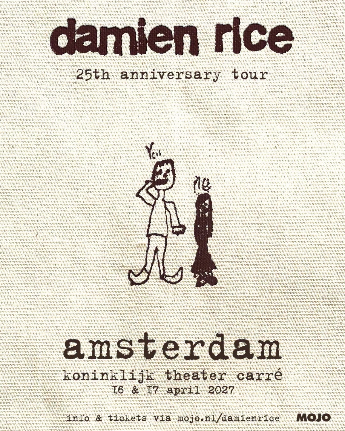Damien Rice at Koninklijk Theater Carré Tickets