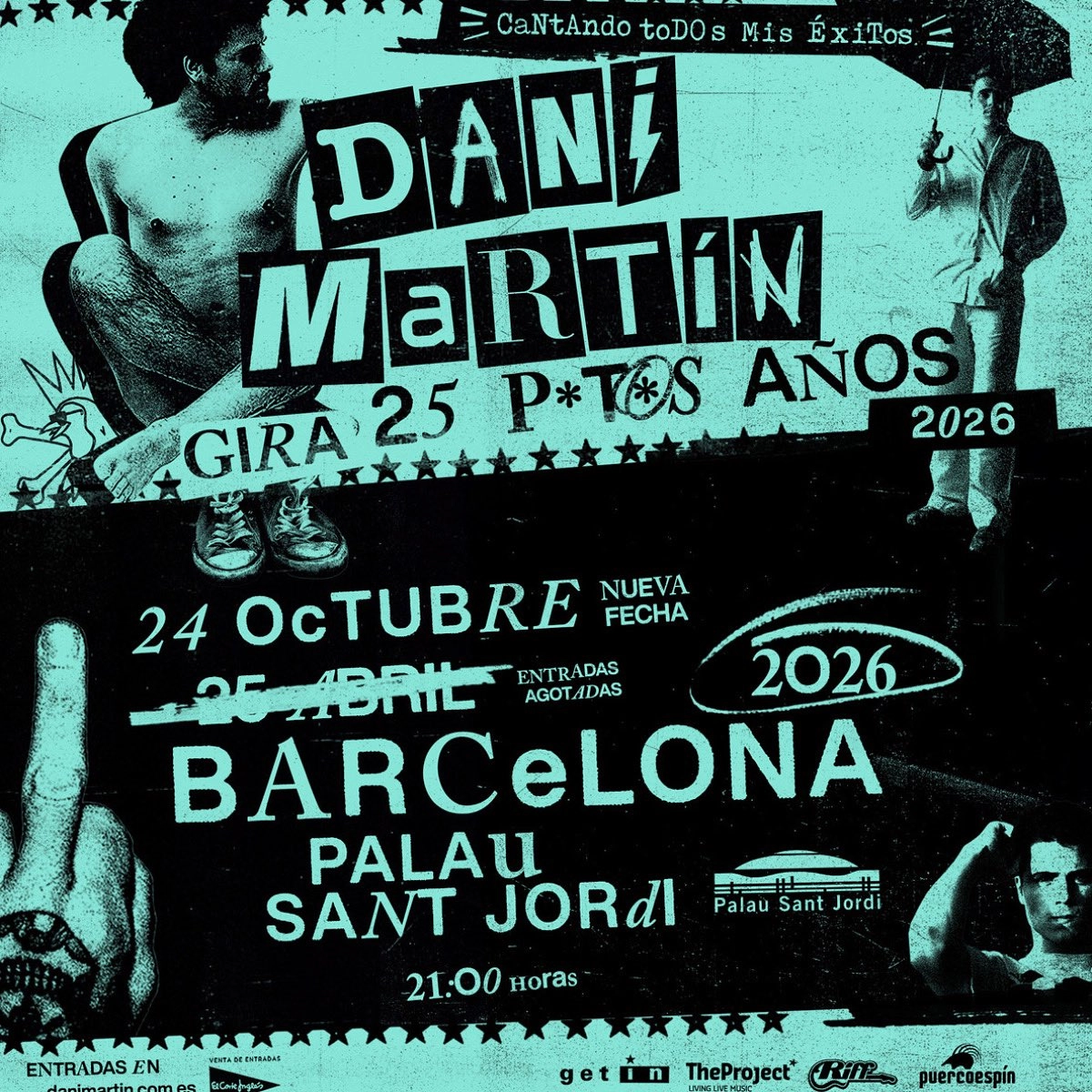 Billets Dani Martin (Palau Sant Jordi - Barcelone)