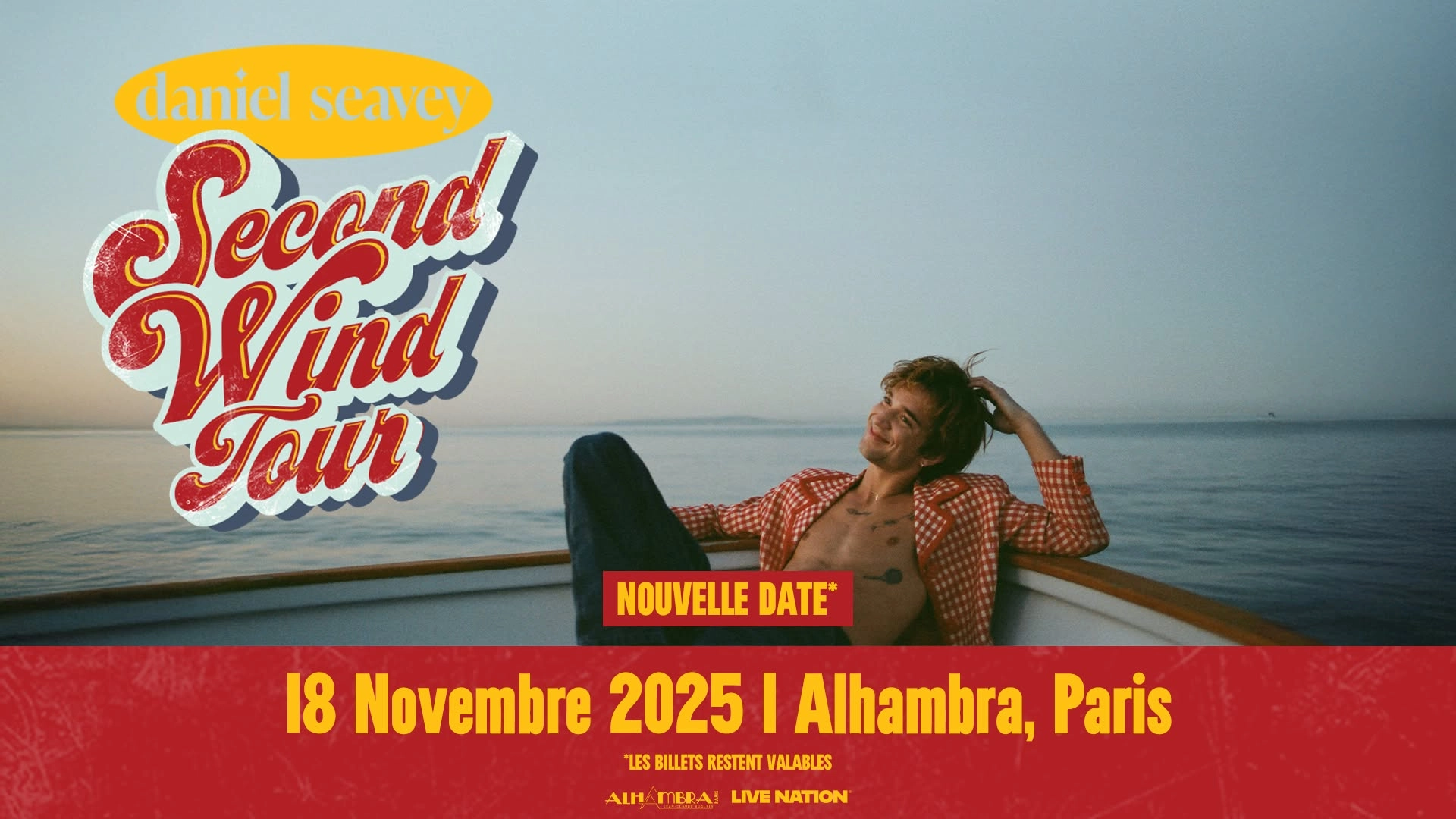 Billets Daniel Seavey (Alhambra - Paris)
