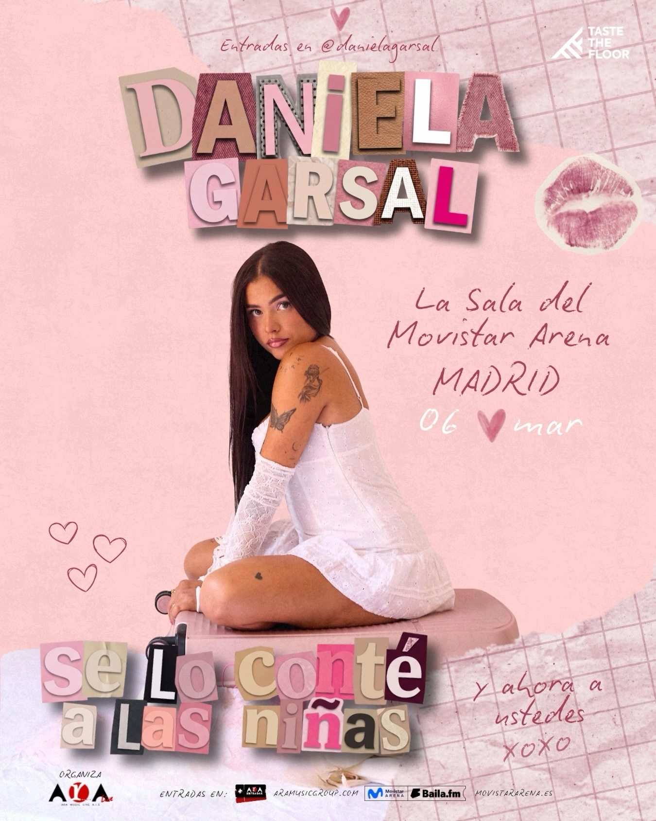 Daniela Garsal al Movistar Arena Madrid Tickets