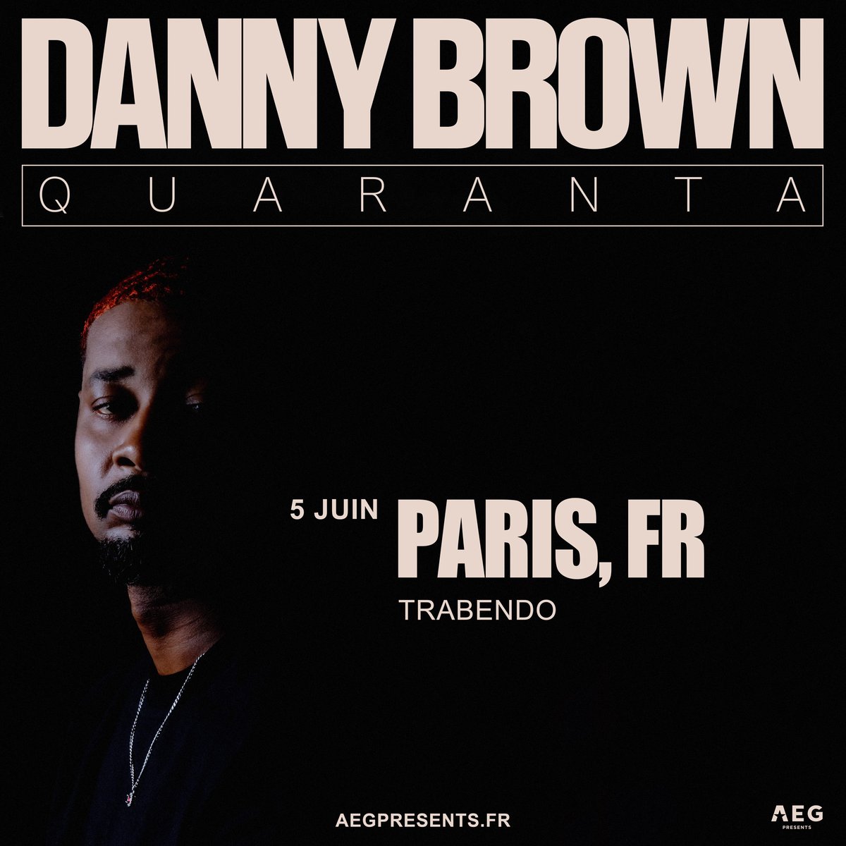 Billets Danny Brown (Le Trabendo - Paris)