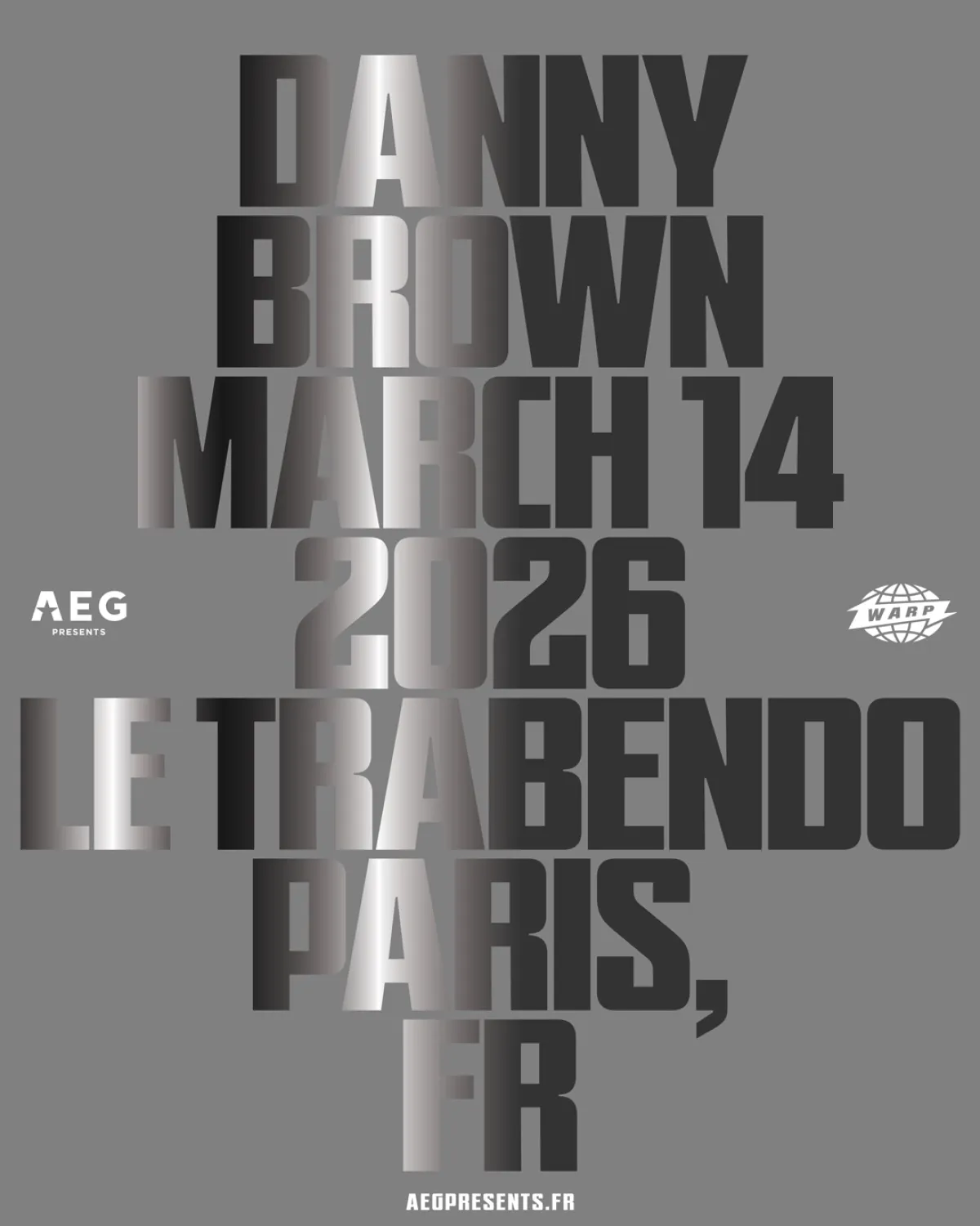 Billets Danny Brown (Le Trabendo - Paris)