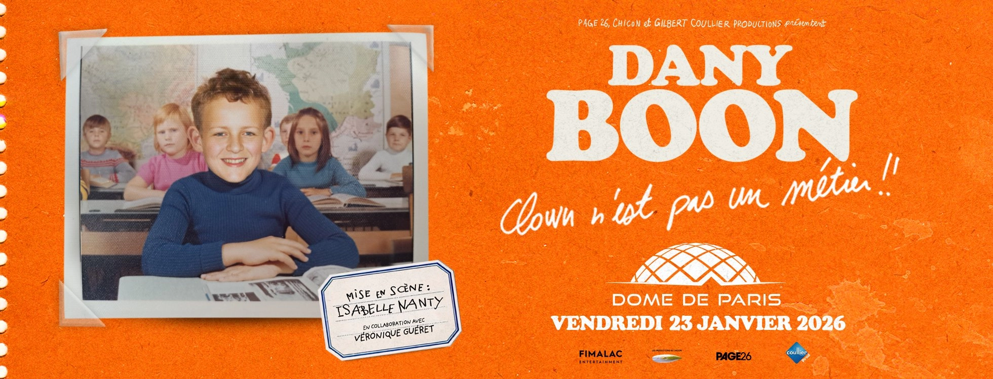 Billets Dany Boon (Palais des Sports - Dome de Paris - Paris)