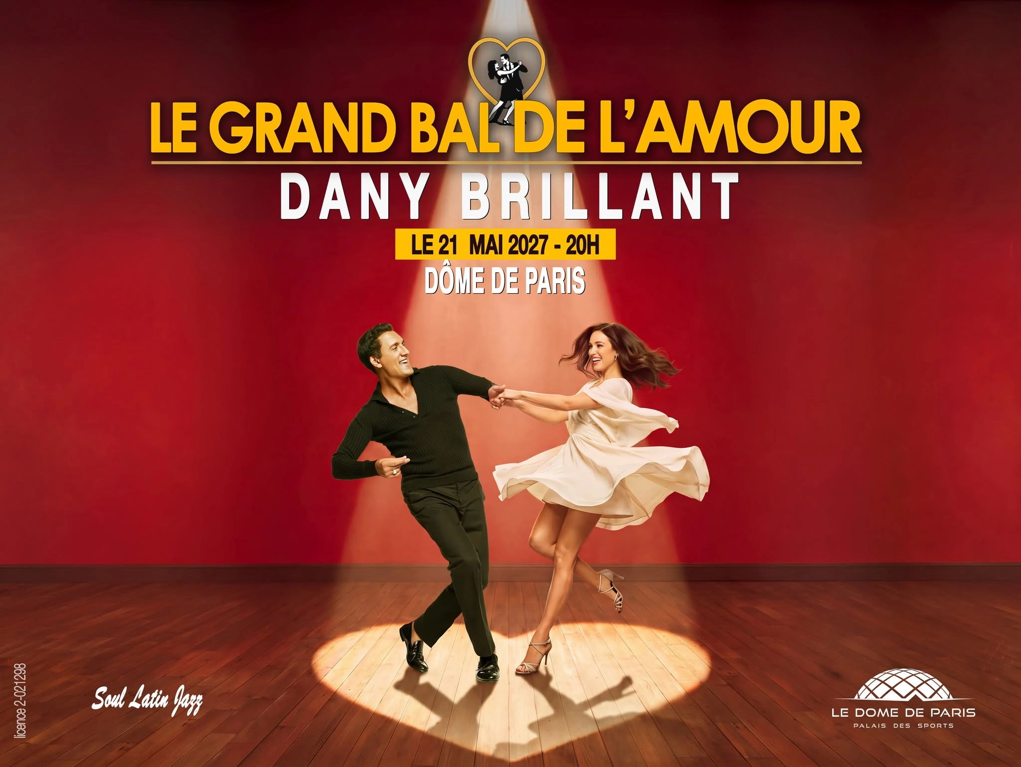 Dany Brillant at Palais des Sports - Dome de Paris Tickets