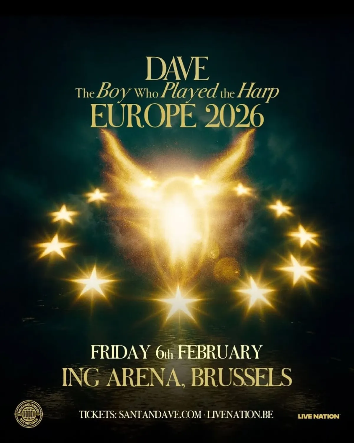 Billets Dave (ING Arena - Bruxelles)