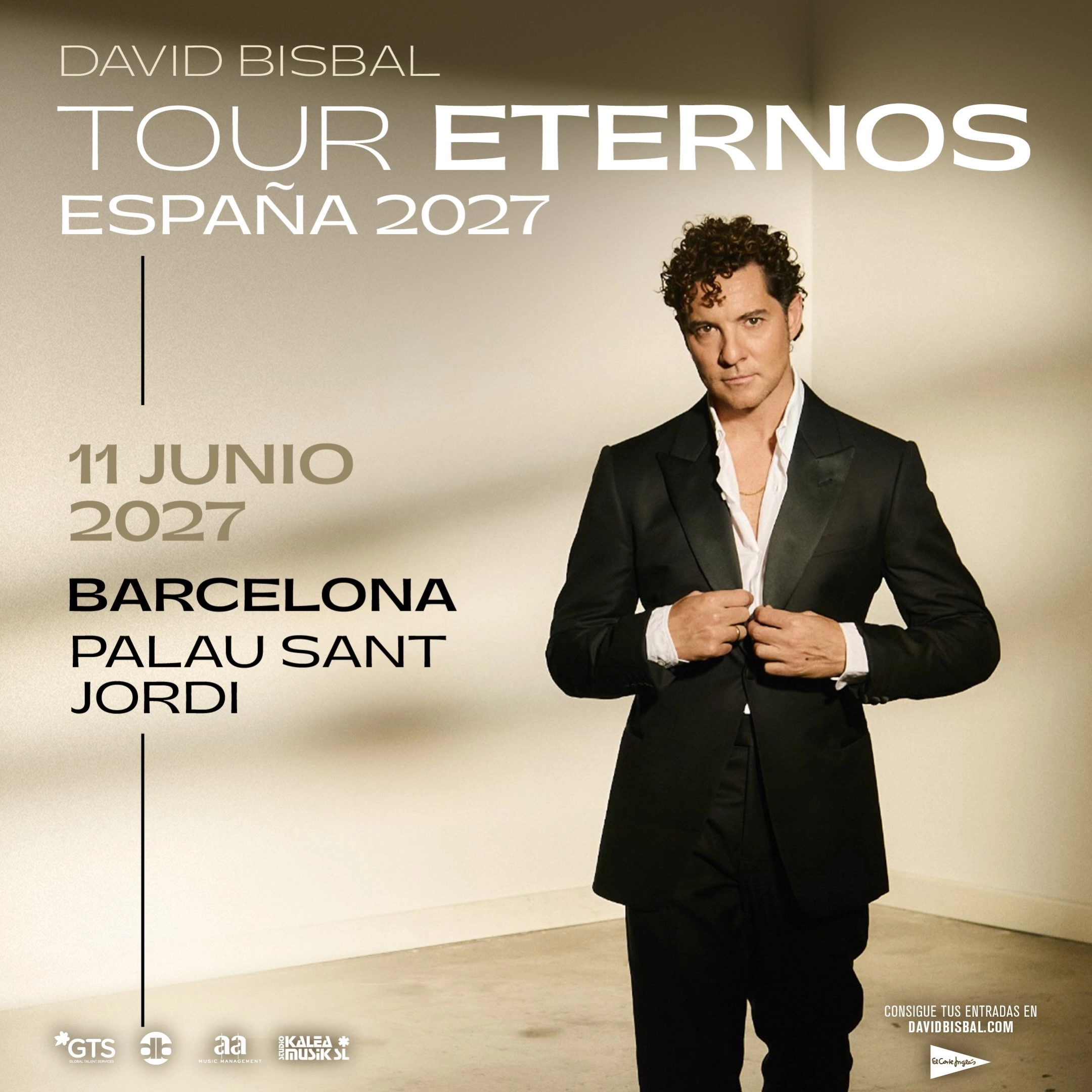 David Bisbal en Palau Sant Jordi Tickets
