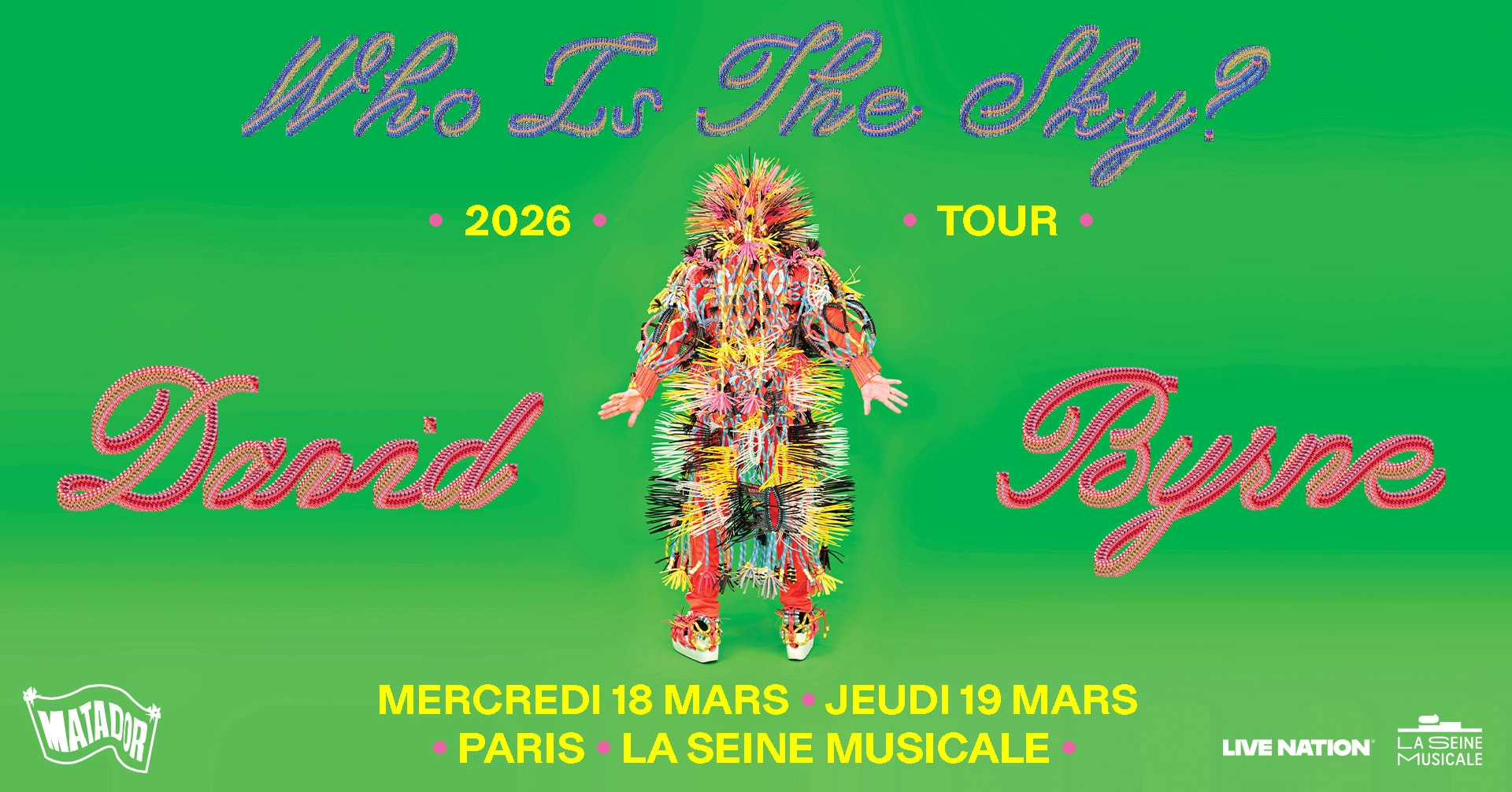 Billets David Byrne (La Seine Musicale - Paris)