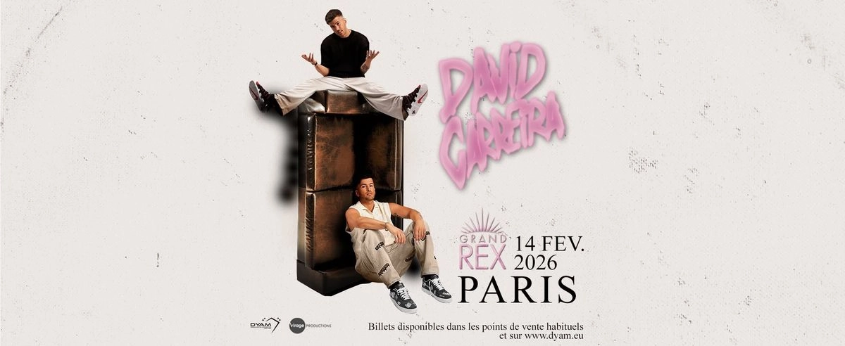 David Carreira en Le Grand Rex Tickets